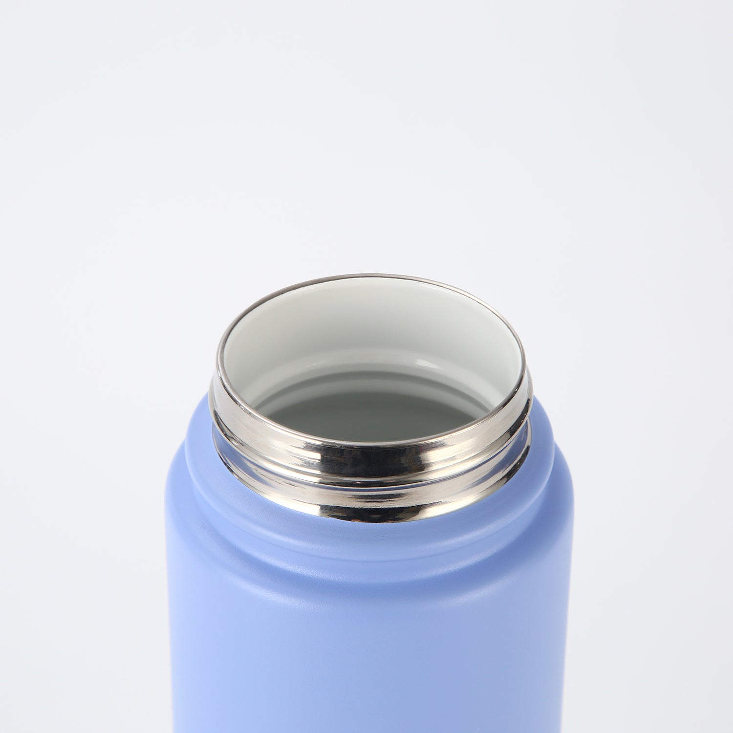 Crossing Urban Ceramic S/S Insulated Flat Cap Bottle With Handle 400ml - Heirloom Blue (Light Blue)