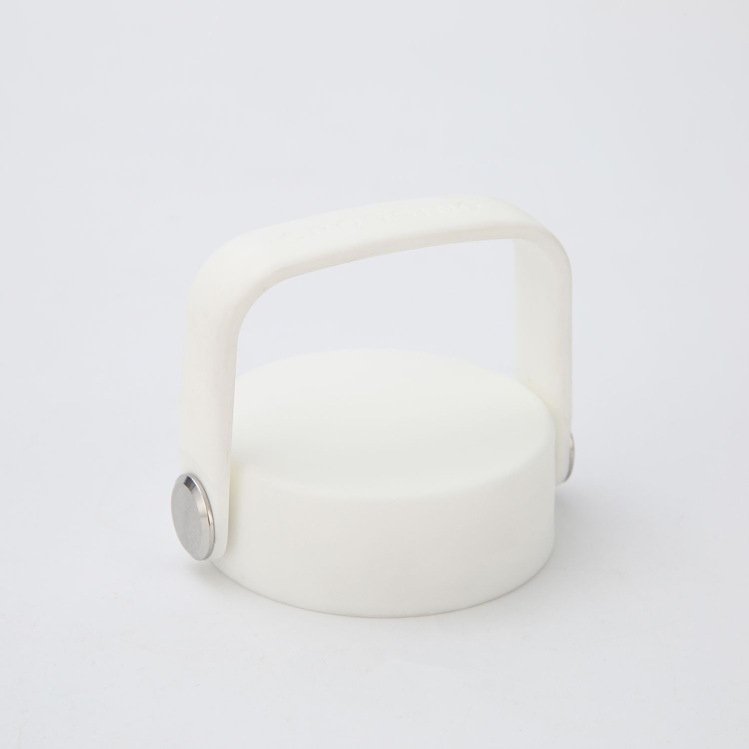 Crossing Urban Ceramic S/S Insulated Flat Cap Bottle With Handle 600ML - Skyline Singapore (Frost White)