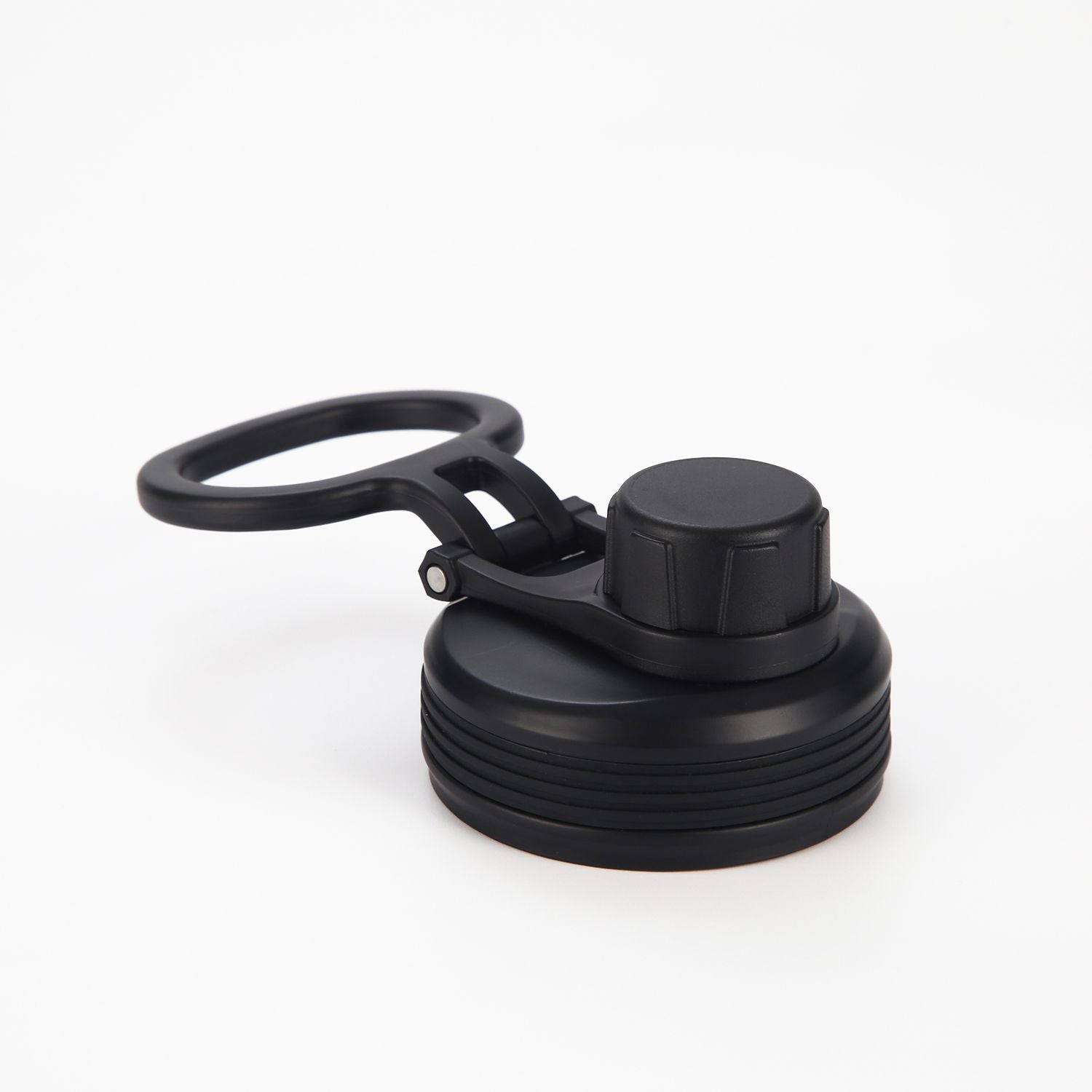 Crossing Urban Ceramic S/S Insulated Screw Cap Sports Bottle With Handle 1000ml - Ebony (Black)