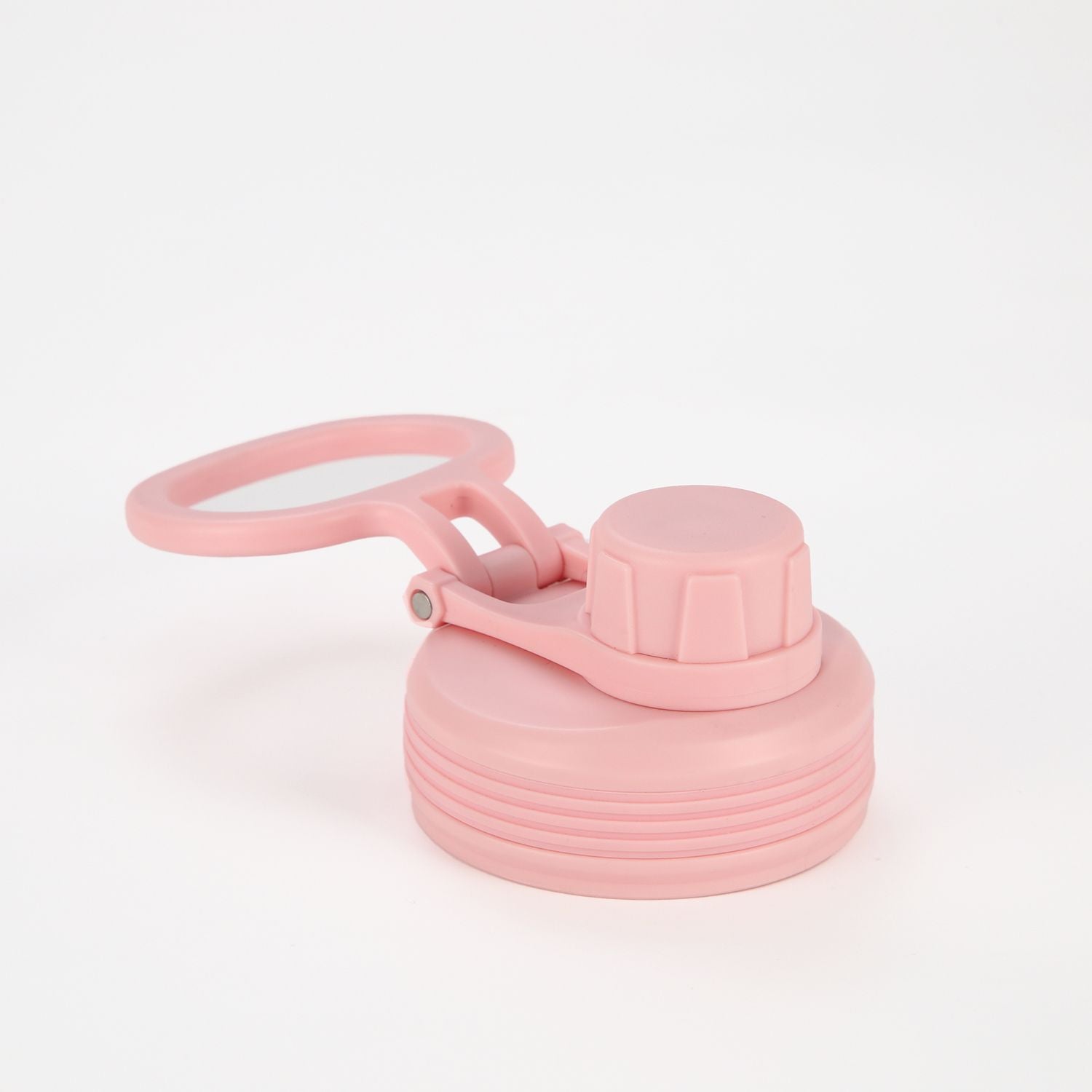 Crossing Urban Ceramic S/S Insulated Screw Cap Sports Bottle With Handle 400ml - Dusty Rose (Dark Pink)