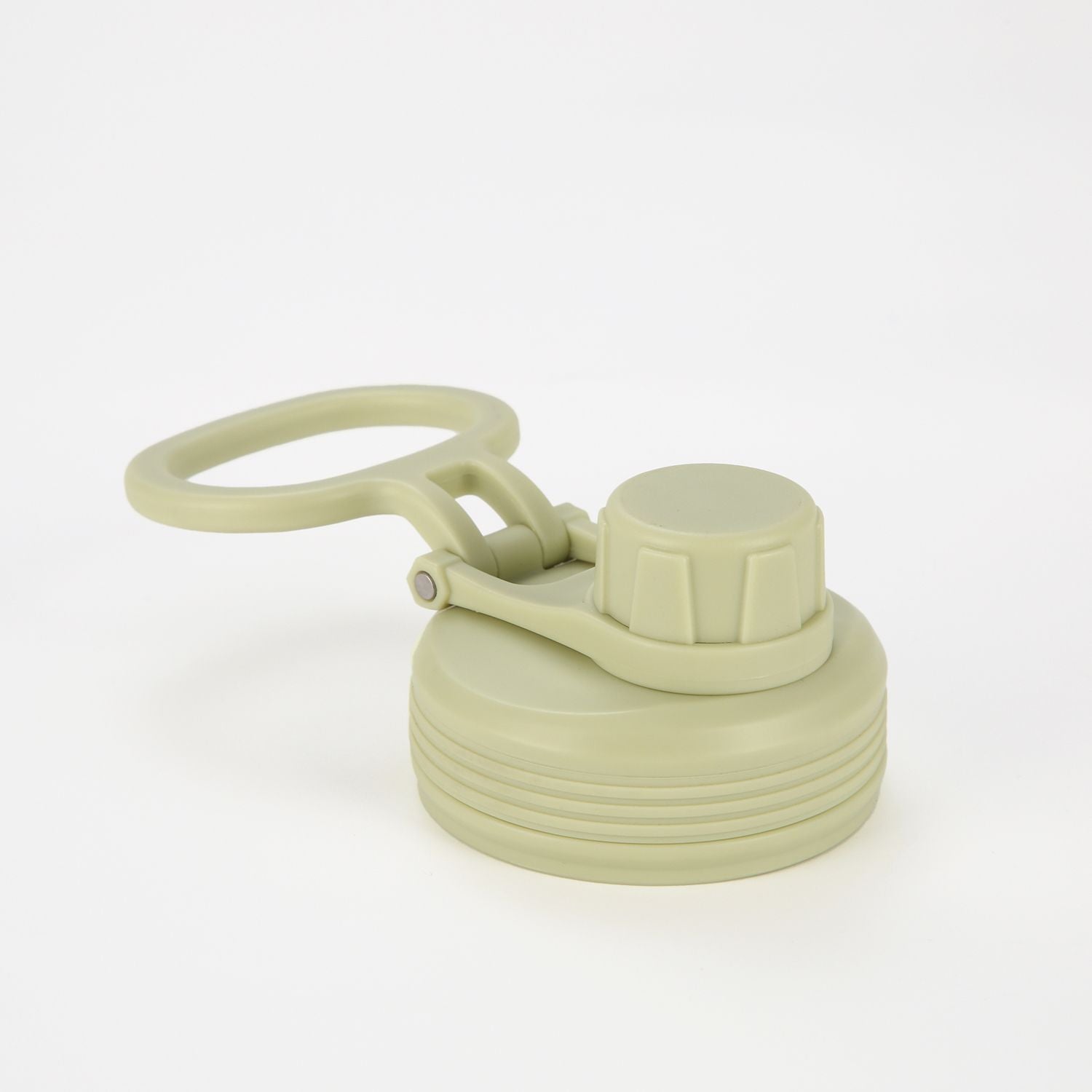 Crossing Urban Ceramic S/S Insulated Screw Cap Sports Bottle With Handle 600ml - Pistachio (Light Green)