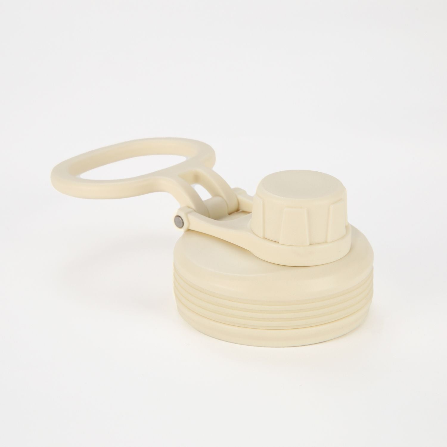 Crossing Urban Ceramic S/S Insulated Screw Cap Sports Bottle With Handle 720ml - Cotton (White)