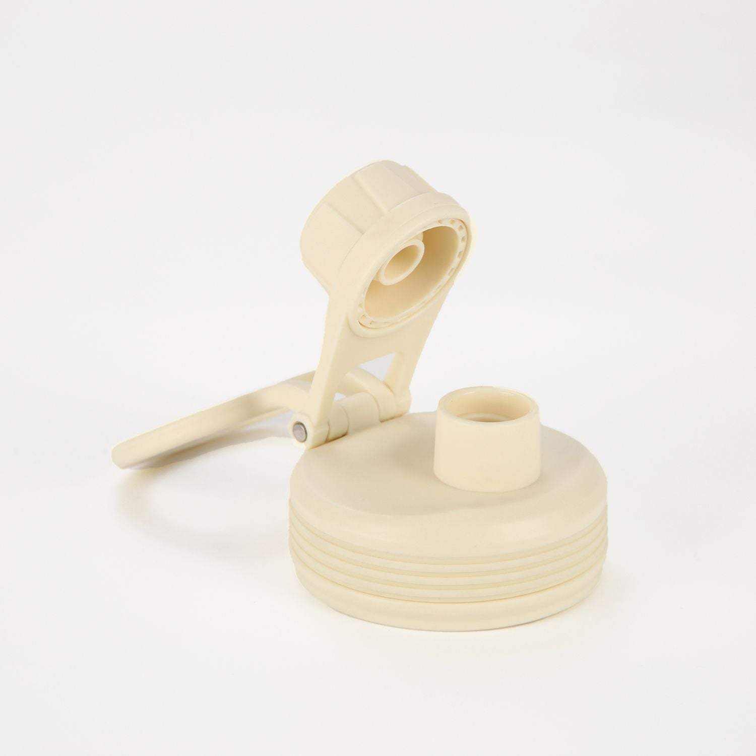 Crossing Urban Ceramic S/S Insulated Screw Cap Sports Bottle With Handle 720ml - Cotton (White)