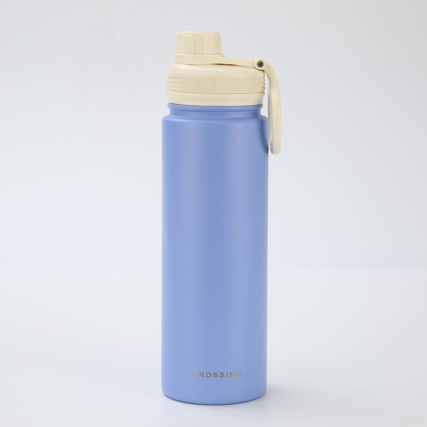 Crossing Urban Ceramic S/S Insulated Screw Cap Sports Bottle With Handle 720ml - Heirloom Blue Cotton (Mix)