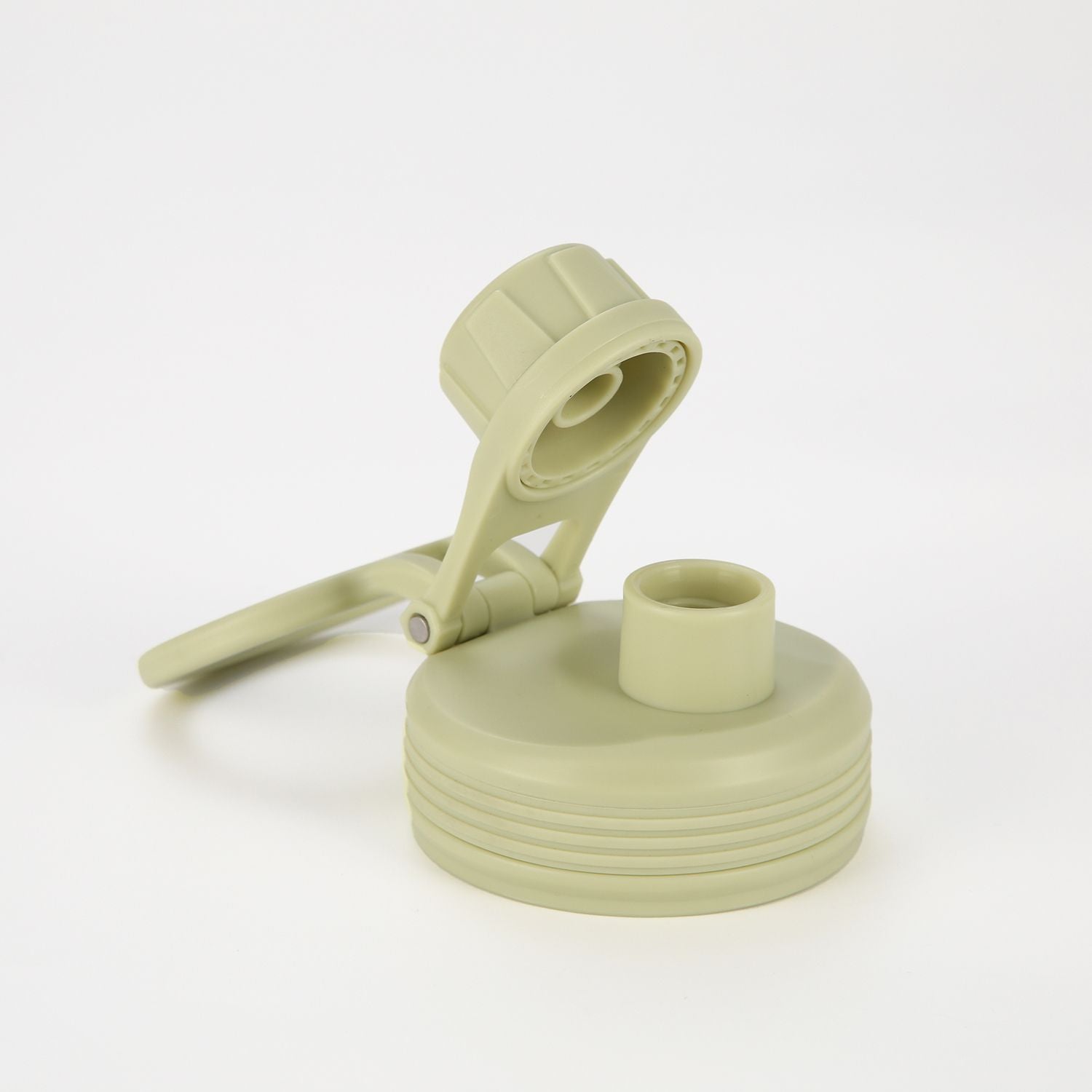 Crossing Urban Ceramic S/S Insulated Screw Cap Sports Bottle With Handle 720ml - Pistachio (Light Green)