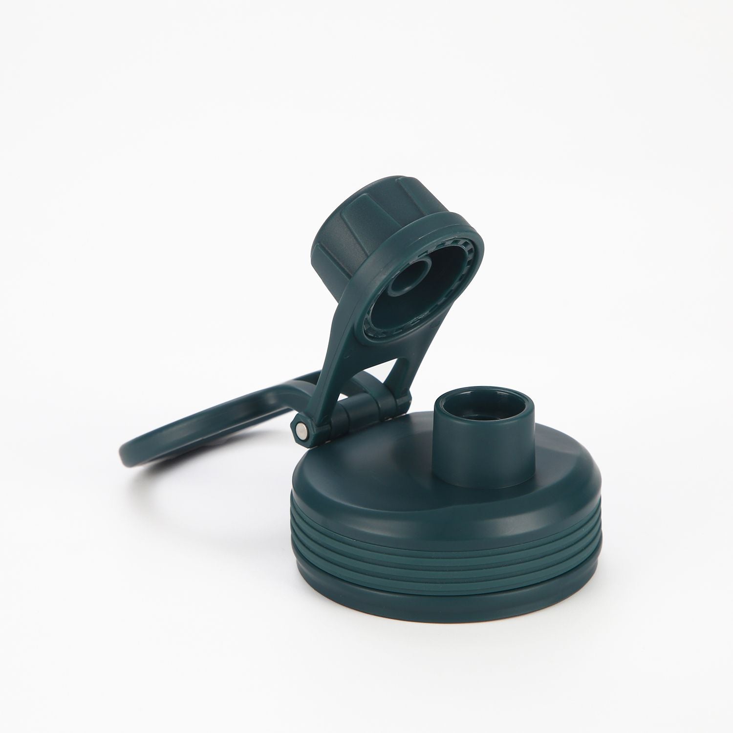 Crossing Urban Ceramic S/S Insulated Screw Cap Sports Bottle With Handle 720ml - Squash (Dark Green)