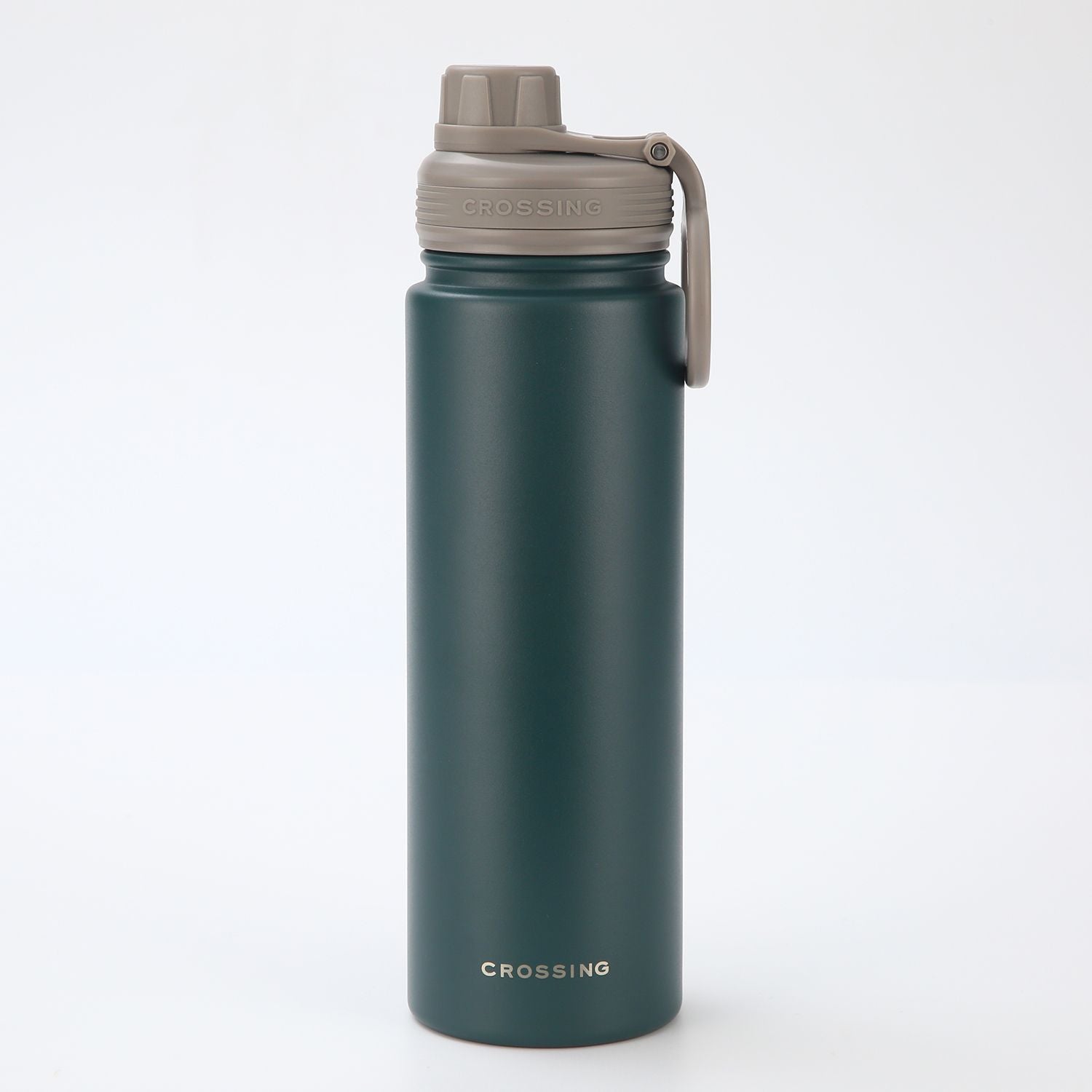 Crossing Urban Ceramic S/S Insulated Screw Cap Sports Bottle With Handle 720ml - Squash Latte (Mix)