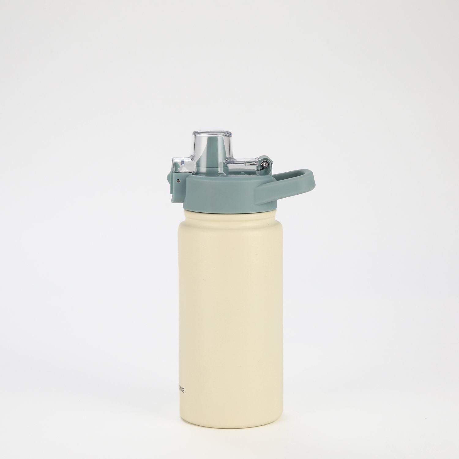 Crossing Urban Ceramic S/S Insulated Straw Sipper Cap Sports Bottle With Handle 480ml - Cotton Sage (Mix)