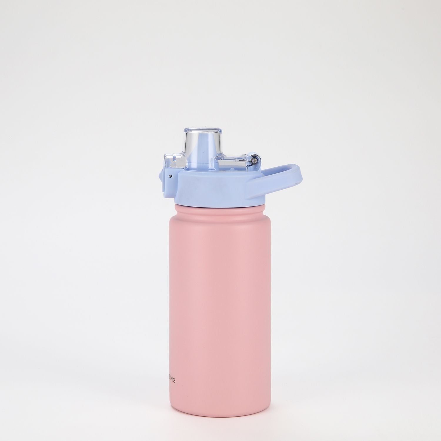Crossing Urban Ceramic S/S Insulated Straw Sipper Cap Sports Bottle With Handle 480ml - Dusty Rose Blue (Mix)