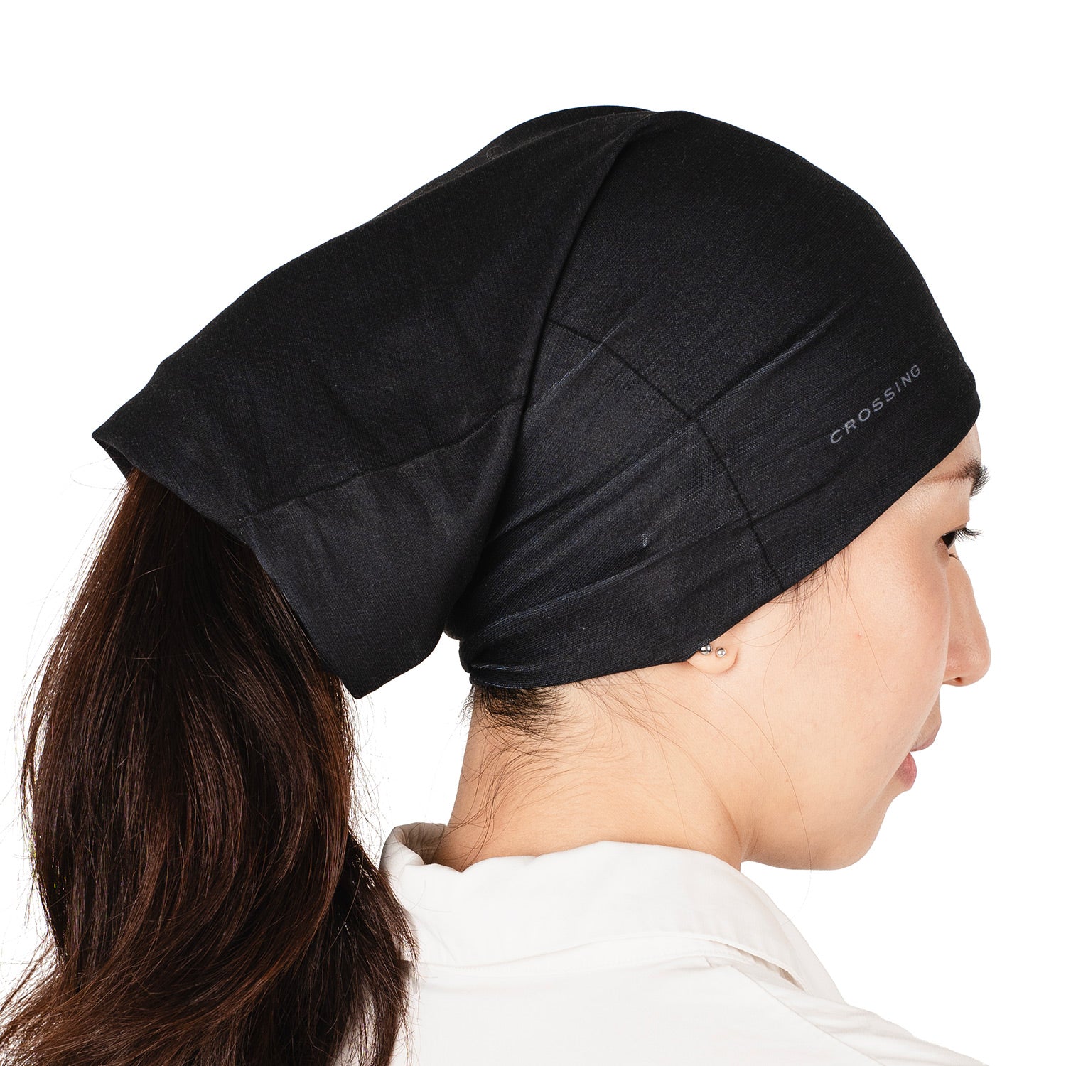 Crossing UV Multi-Functional Headwear UPF 50+ Sun Protection - Black