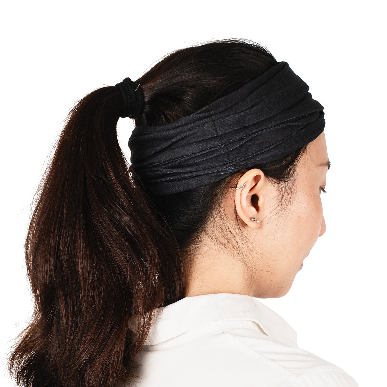 Crossing UV Multi-Functional Headwear UPF 50+ Sun Protection - Black