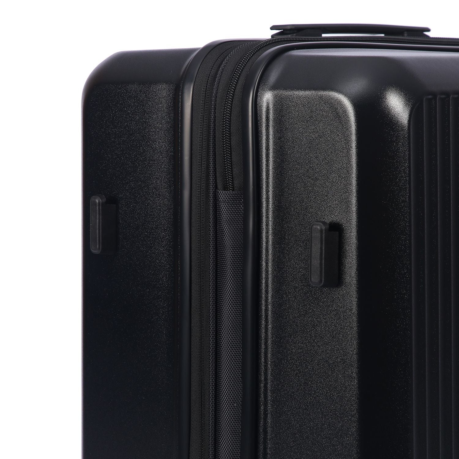 Crossing VIVE Polycarbonate Expandable Medium Luggage V2 - Black