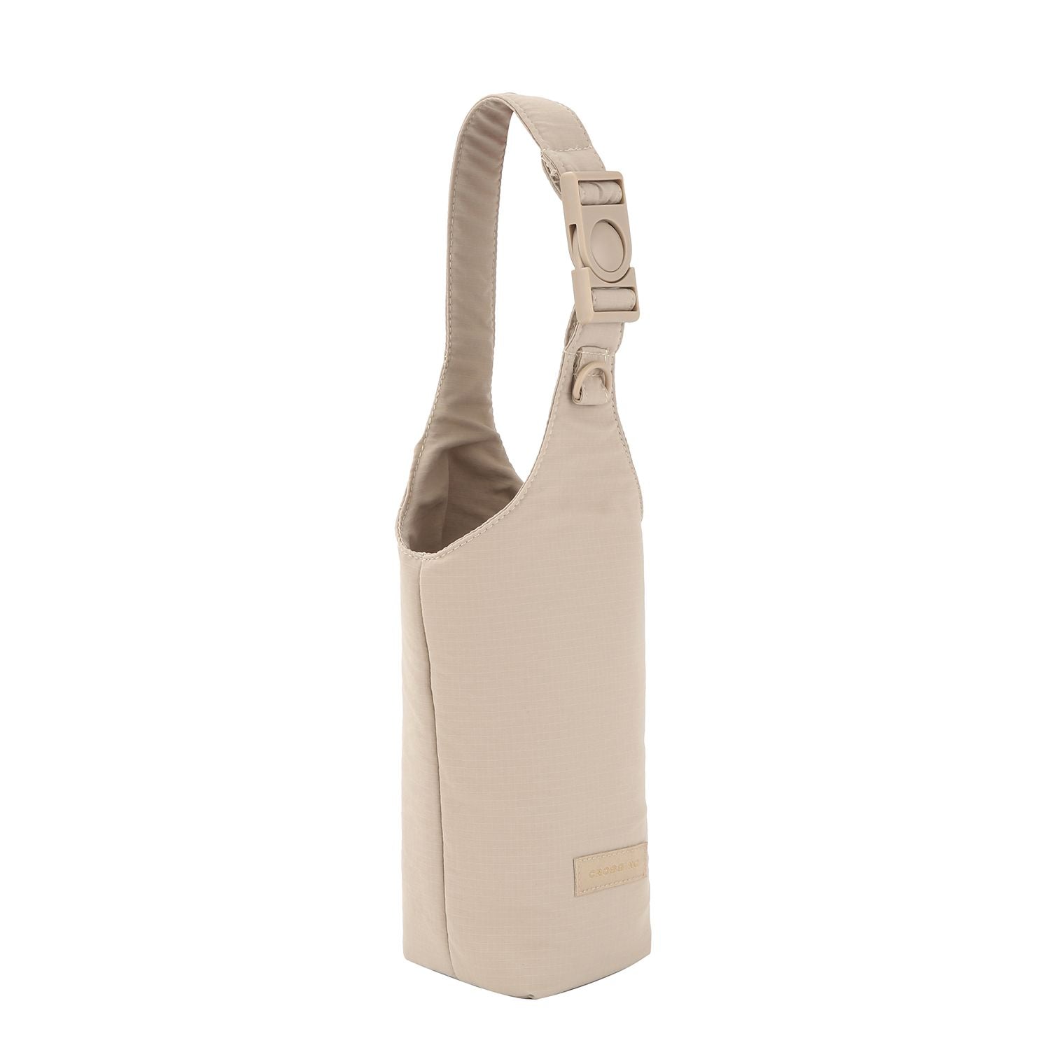 Crossing Waterproof Checked Nylon Dual Carry Water Bottle Bag - Sand