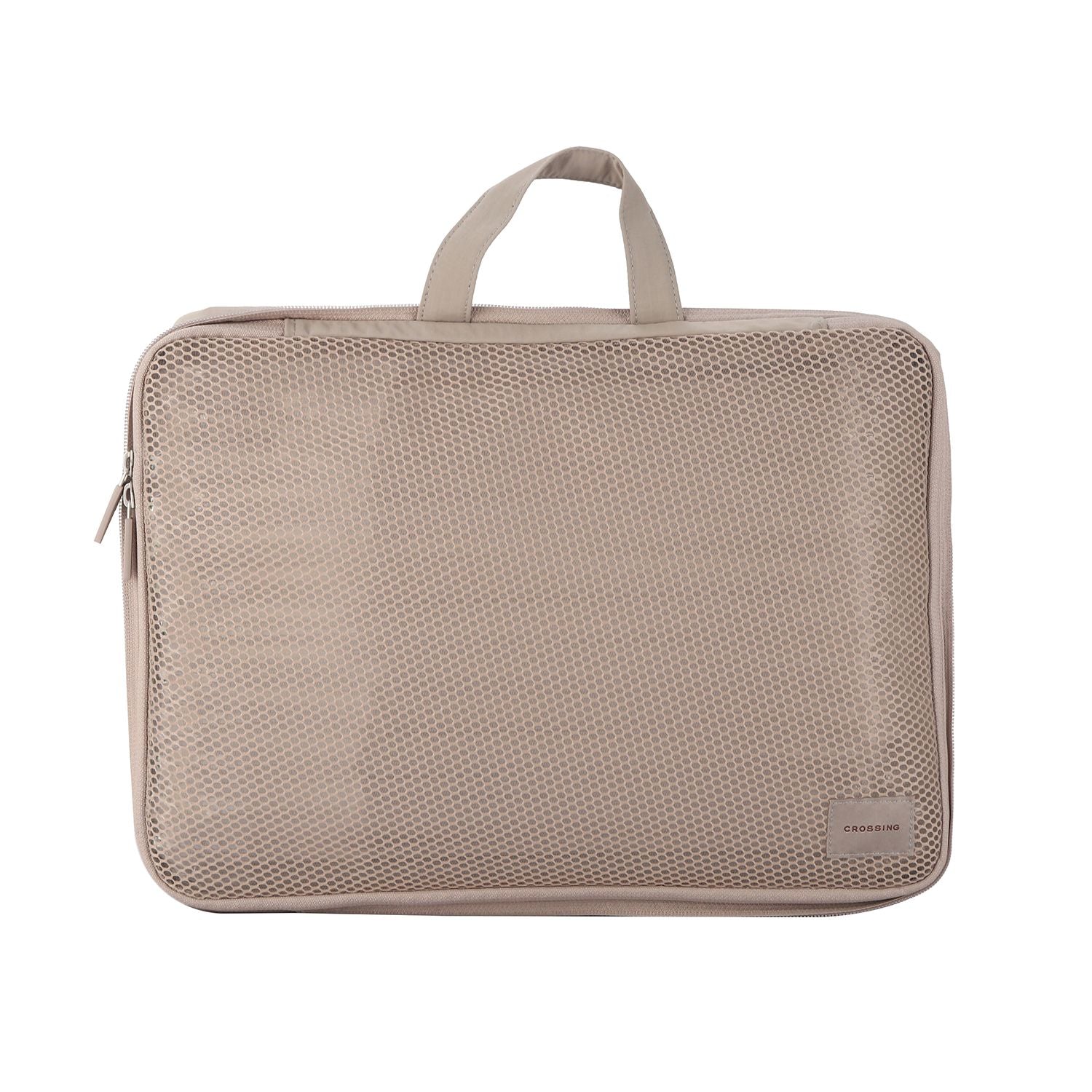 Crossing Waterproof Ripstop Nylon Compression Packing Cube M - Light Grey