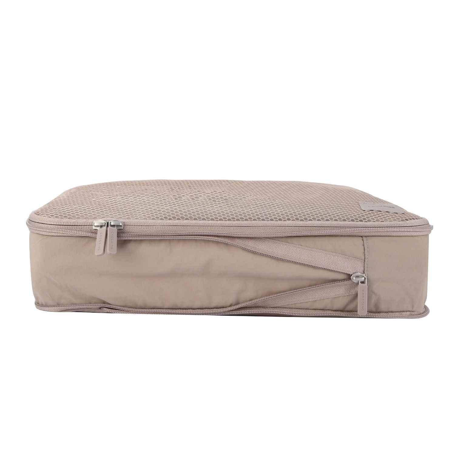 Crossing Waterproof Ripstop Nylon Compression Packing Cube M - Light Grey