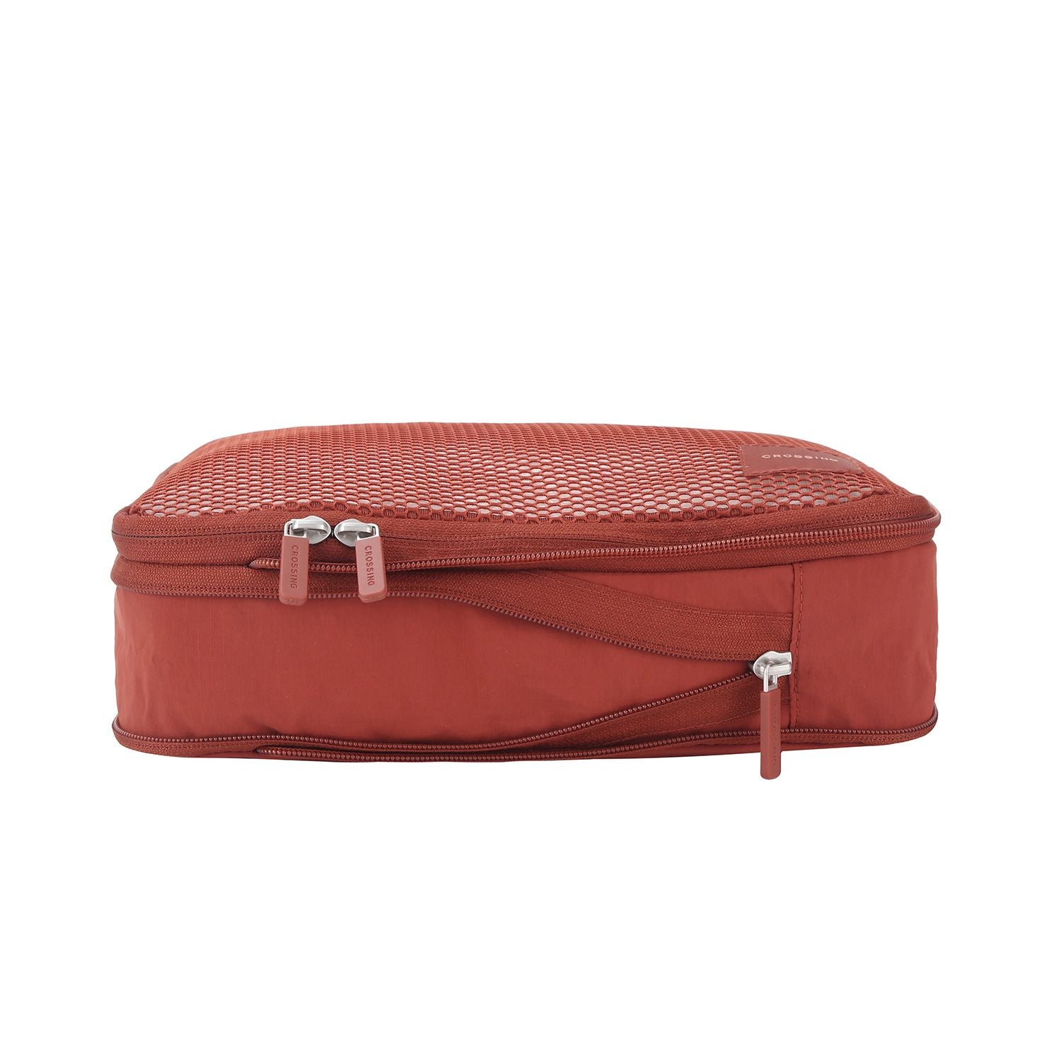 Crossing Waterproof Ripstop Nylon Compression Packing Cube S - Rust Orange
