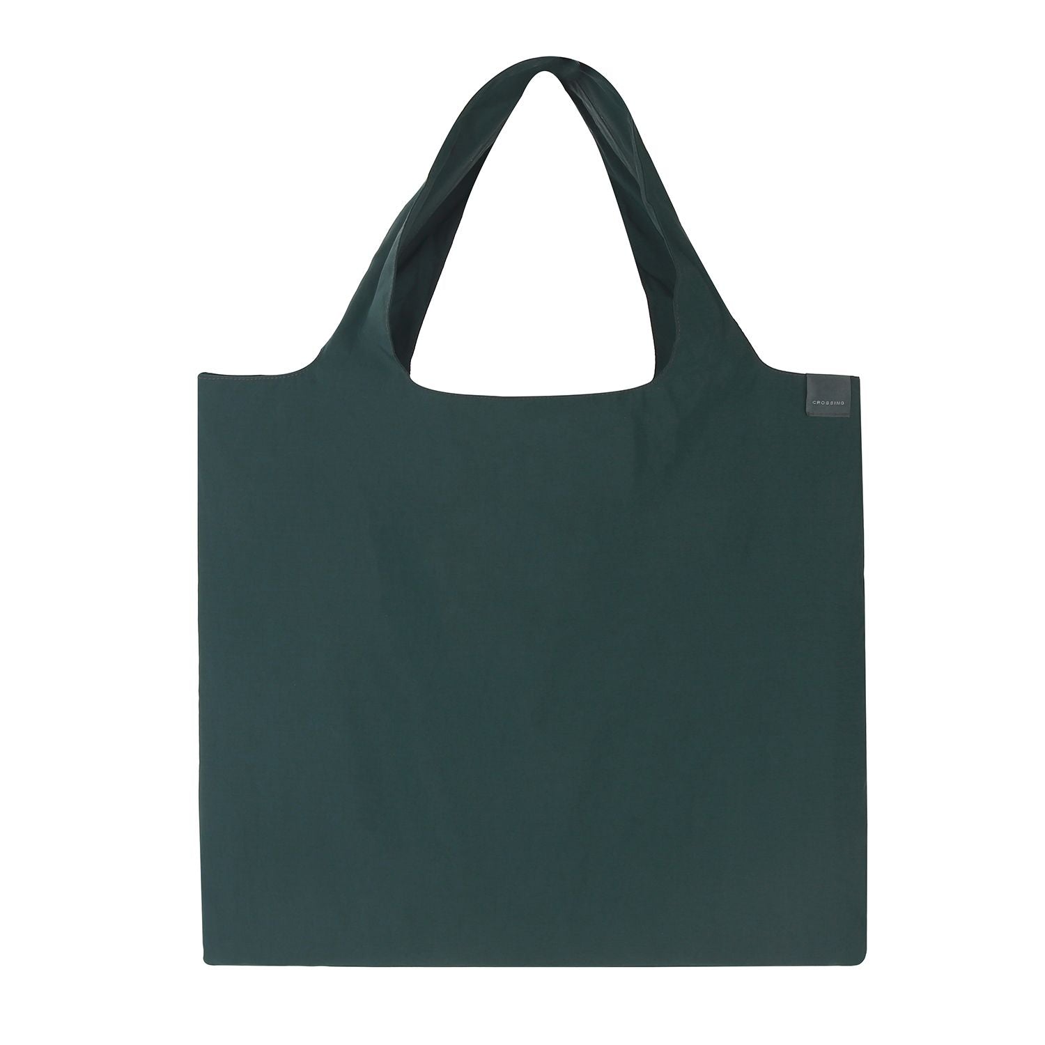 Crossing Waterproof Ripstop Nylon Foldable Tote Bag - Forest Green