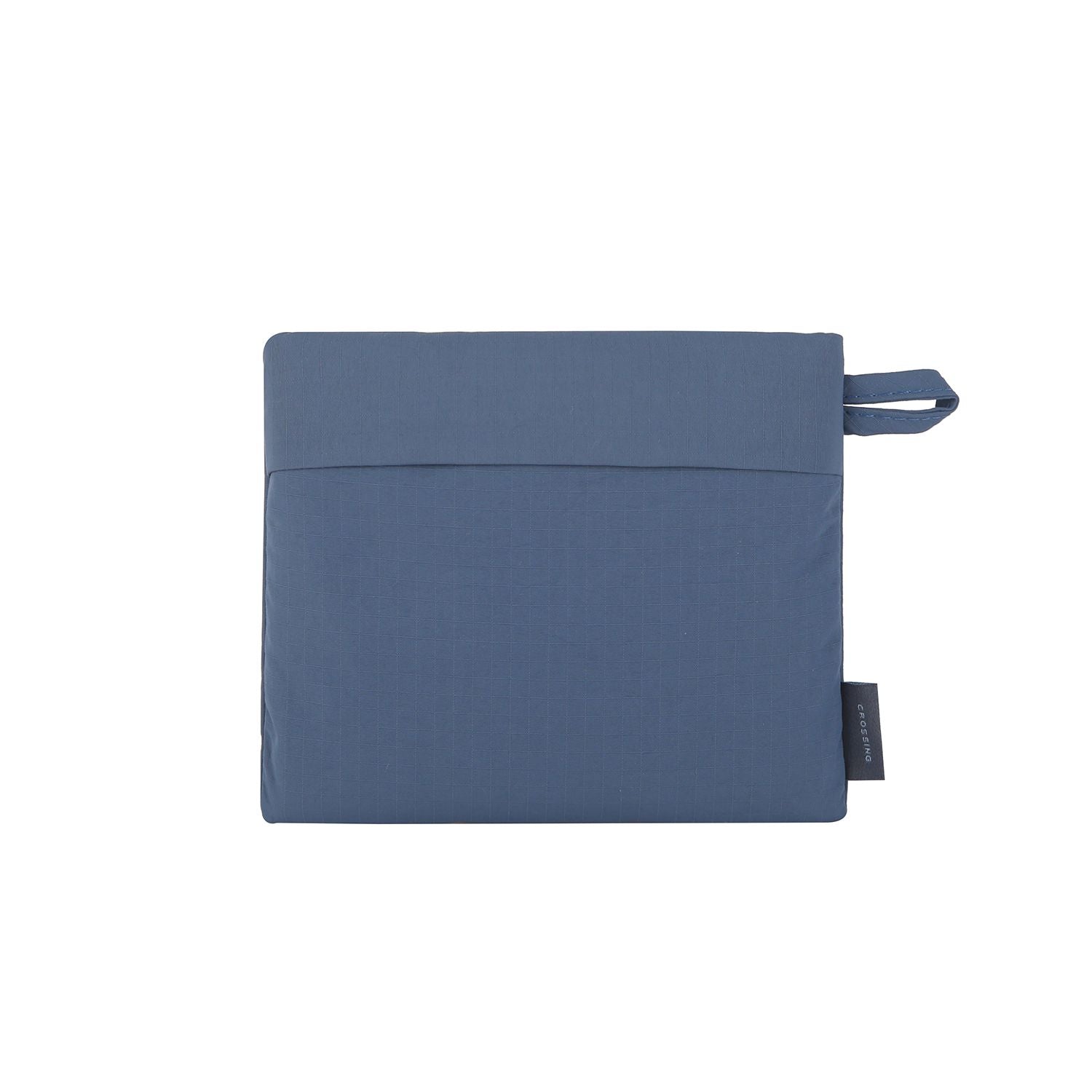 Crossing Waterproof Ripstop Nylon Foldable Tote Bag - Smoke Blue