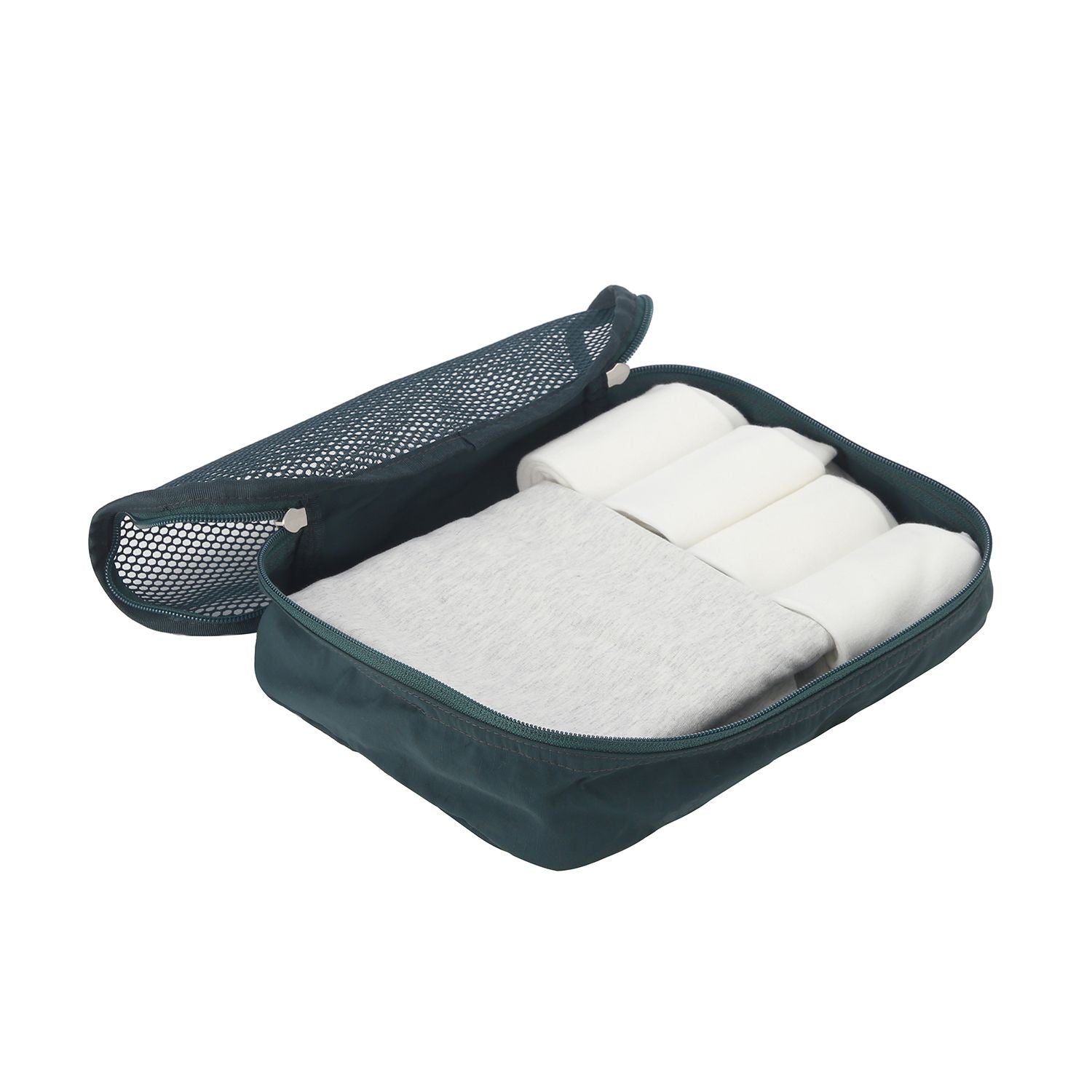 Crossing Waterproof Ripstop Nylon Packing Cube Set (4-Piece Set) - Forest Green