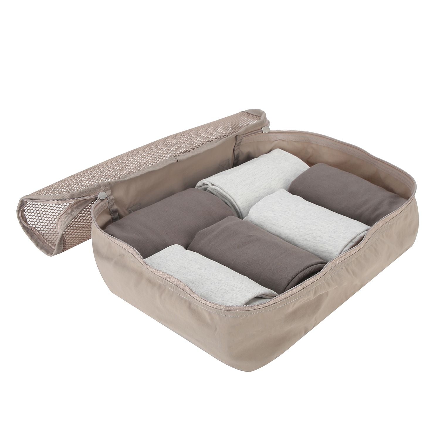 Crossing Waterproof Ripstop Nylon Packing Cube Set (4-Piece Set) - Light Grey