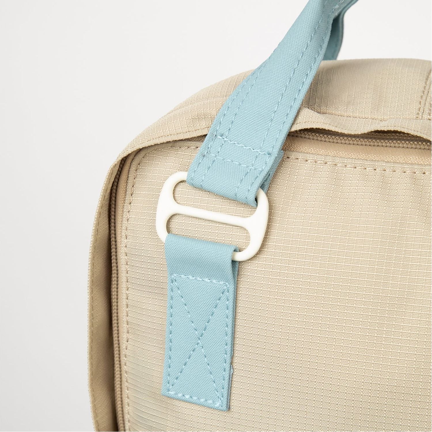 Doughnut Macaroon Minorstones Series Backpack - Blue Grey X Beige