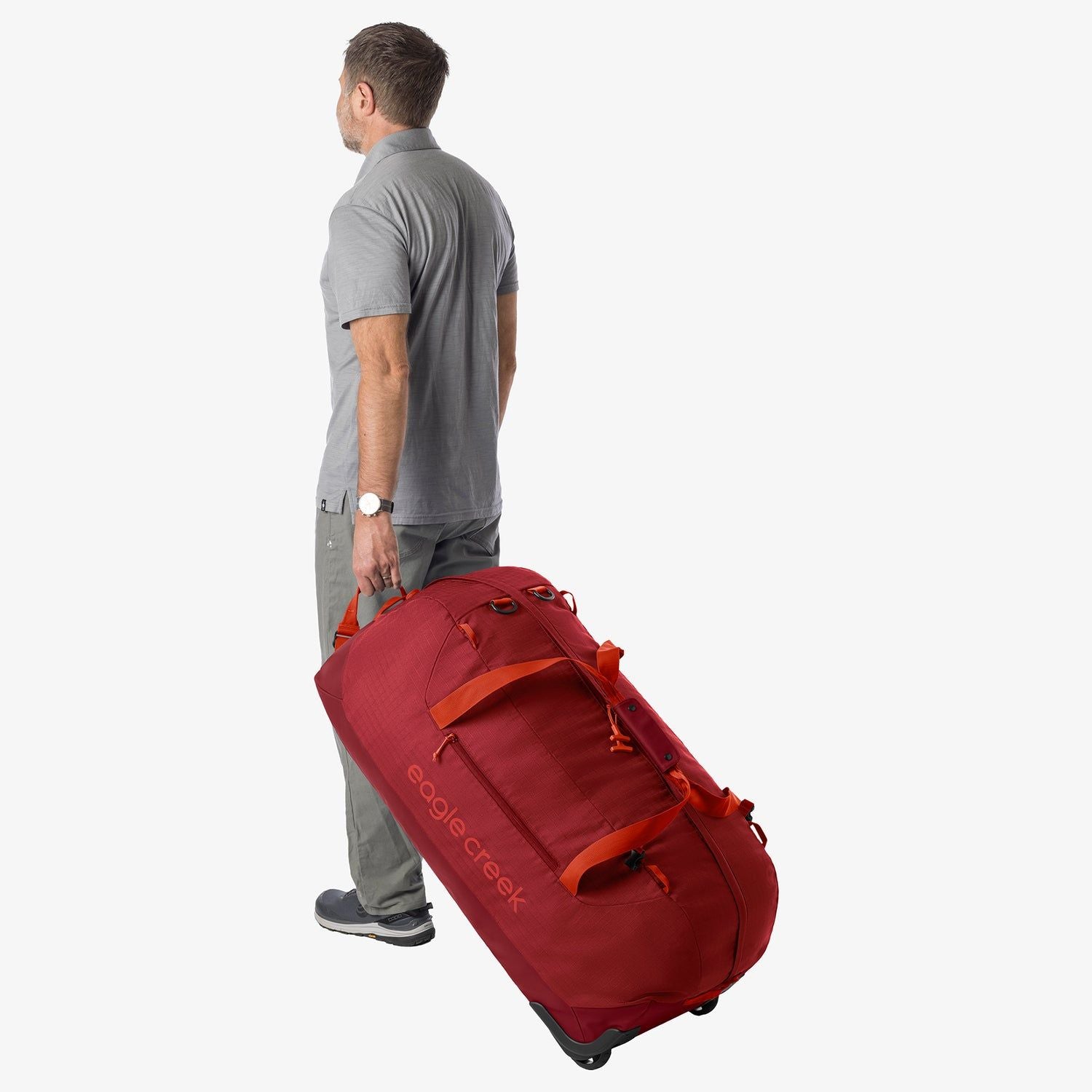 Eagle Creek No Matter What Rolling Duffel 120L (Cranberry Red)