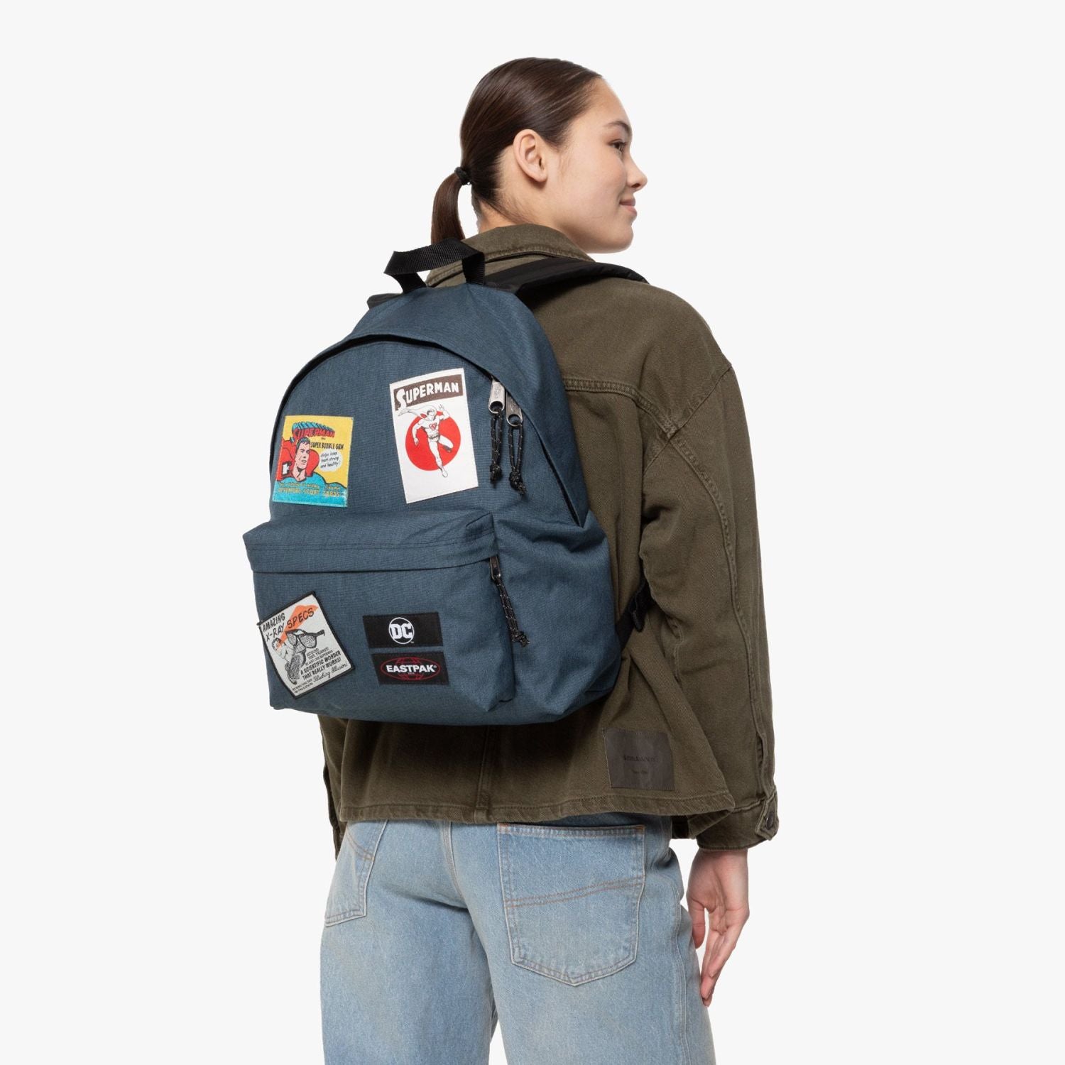 Eastpak Padded Pak'R Dc Comics Backpack - Superman Patch