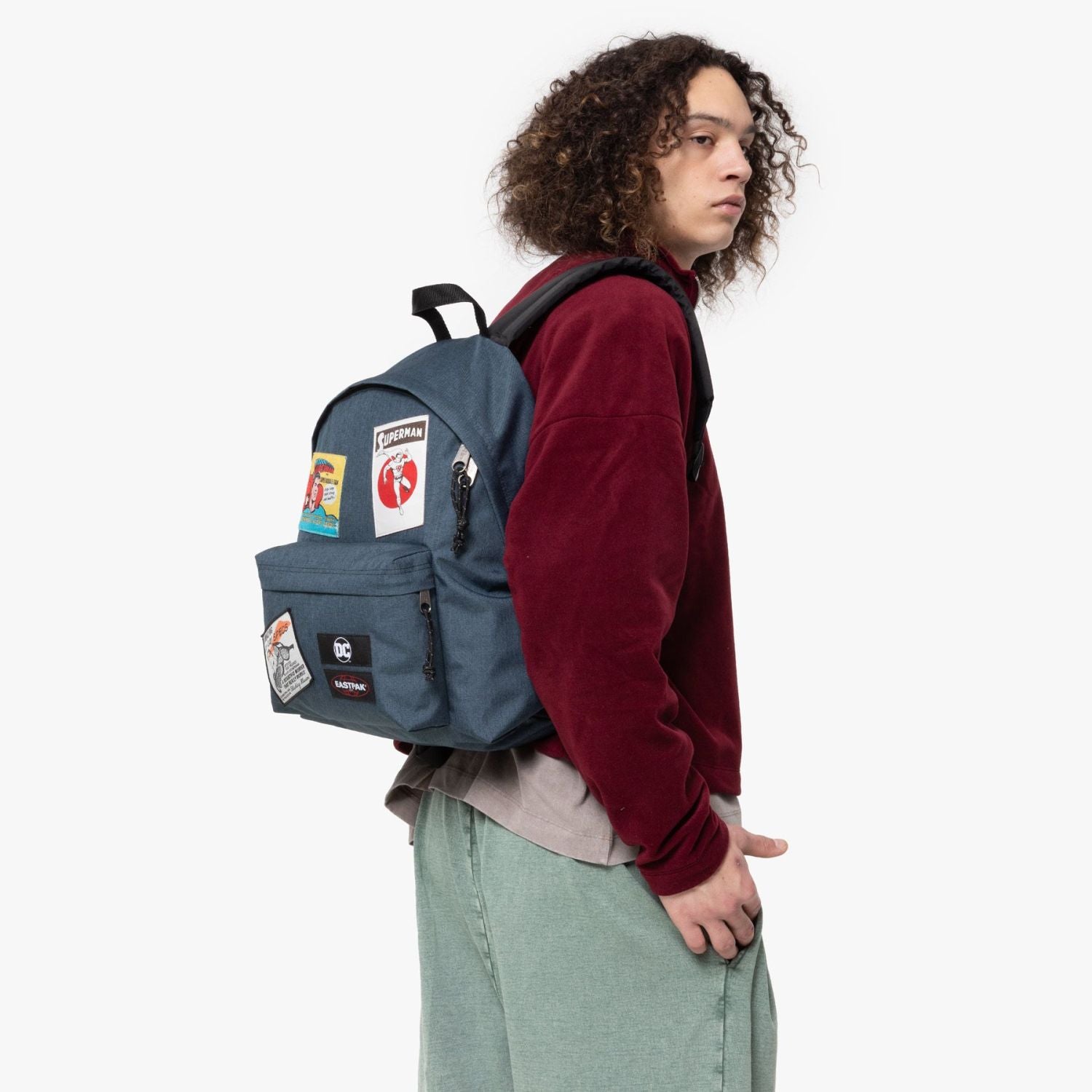 Eastpak Padded Pak'R Dc Comics Backpack - Superman Patch