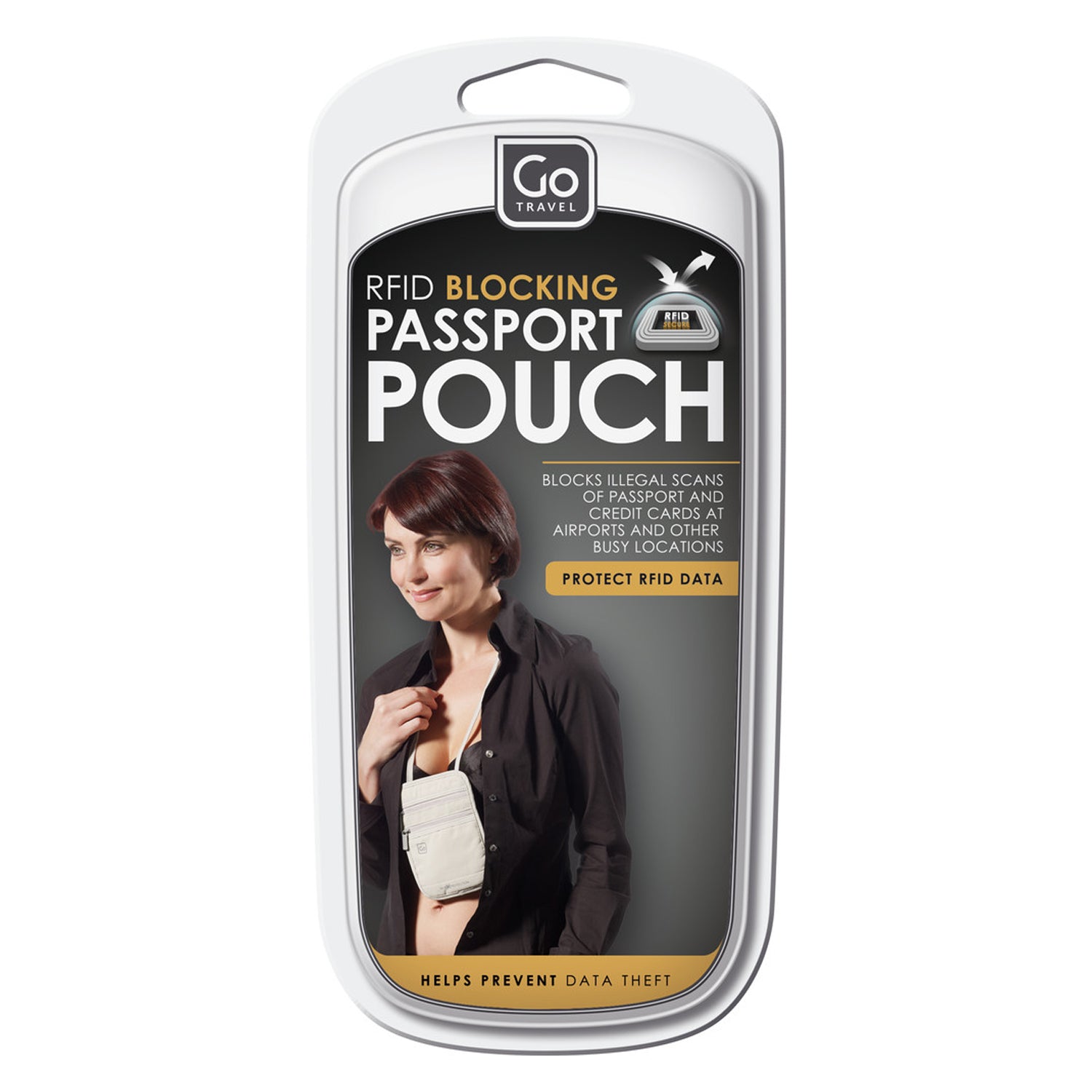 Go Travel Passport Pouch RFID (Black)