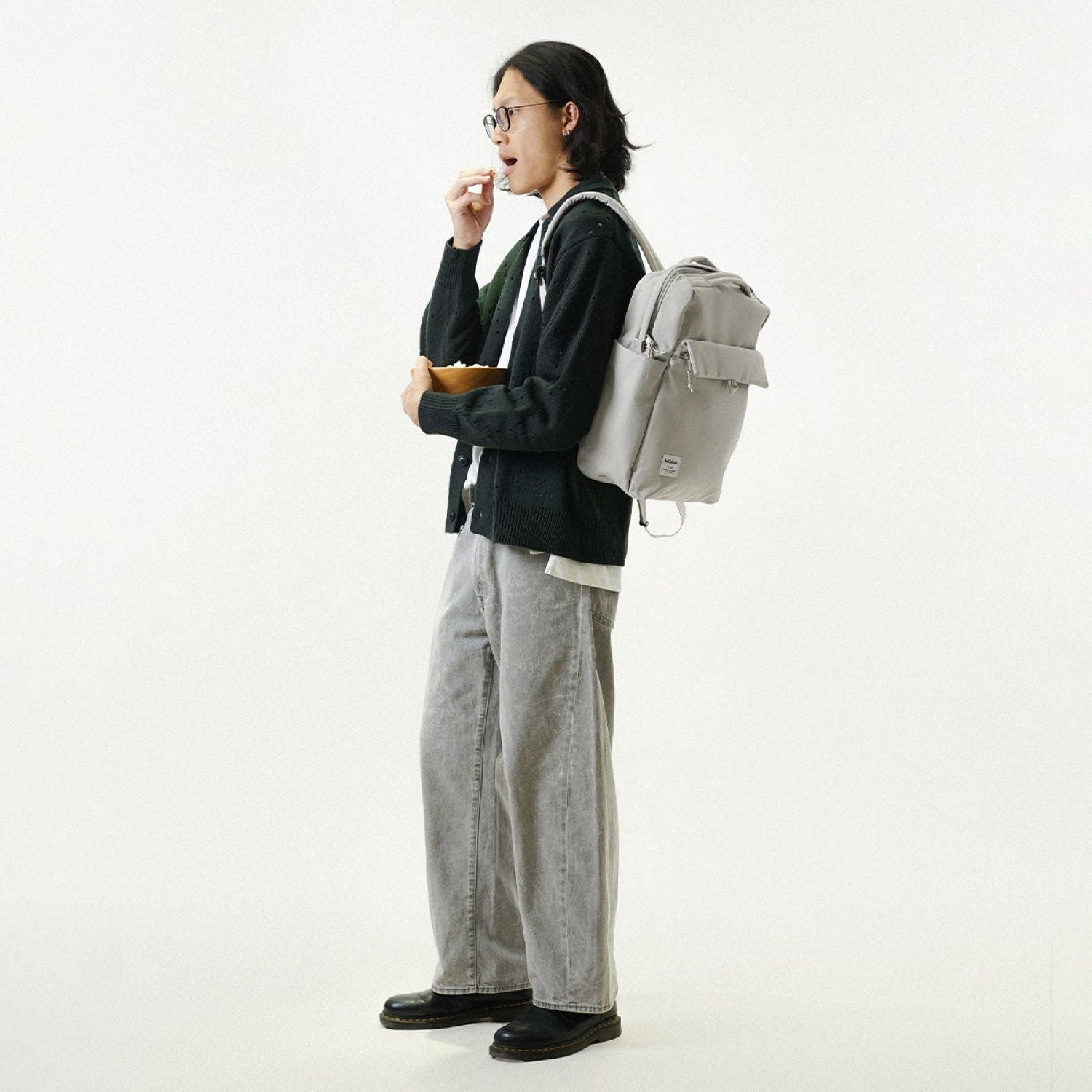 Hellolulu Carter Backpack Recycled (Gentle Gray)