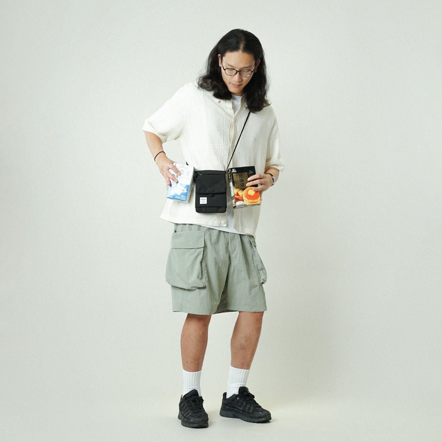 Hellolulu Jose Daily Flip Pouch Recycled (Flat Black)