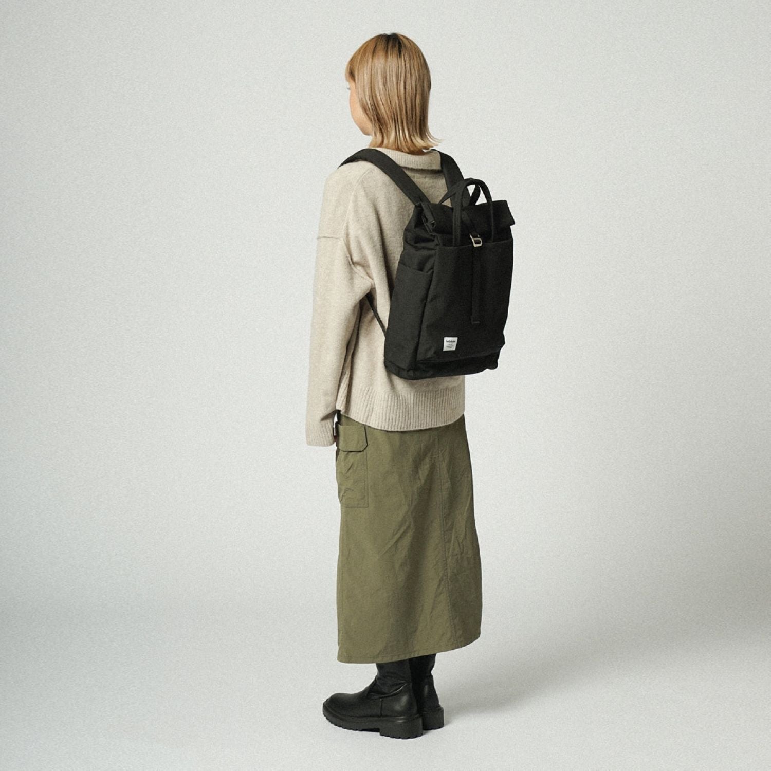 Hellolulu Kacy All Day Backpack Recycled  (Flat Black)