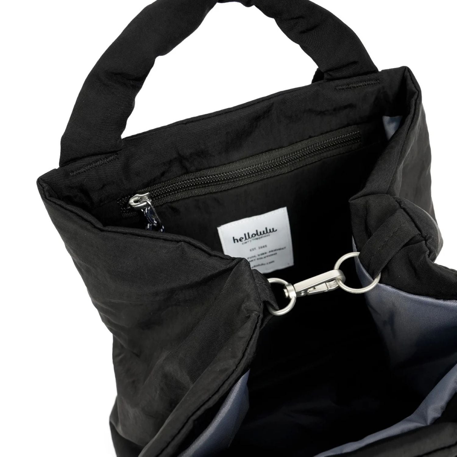 Hellolulu Kylie Convertible 2-Way Tote L (Moss Black)