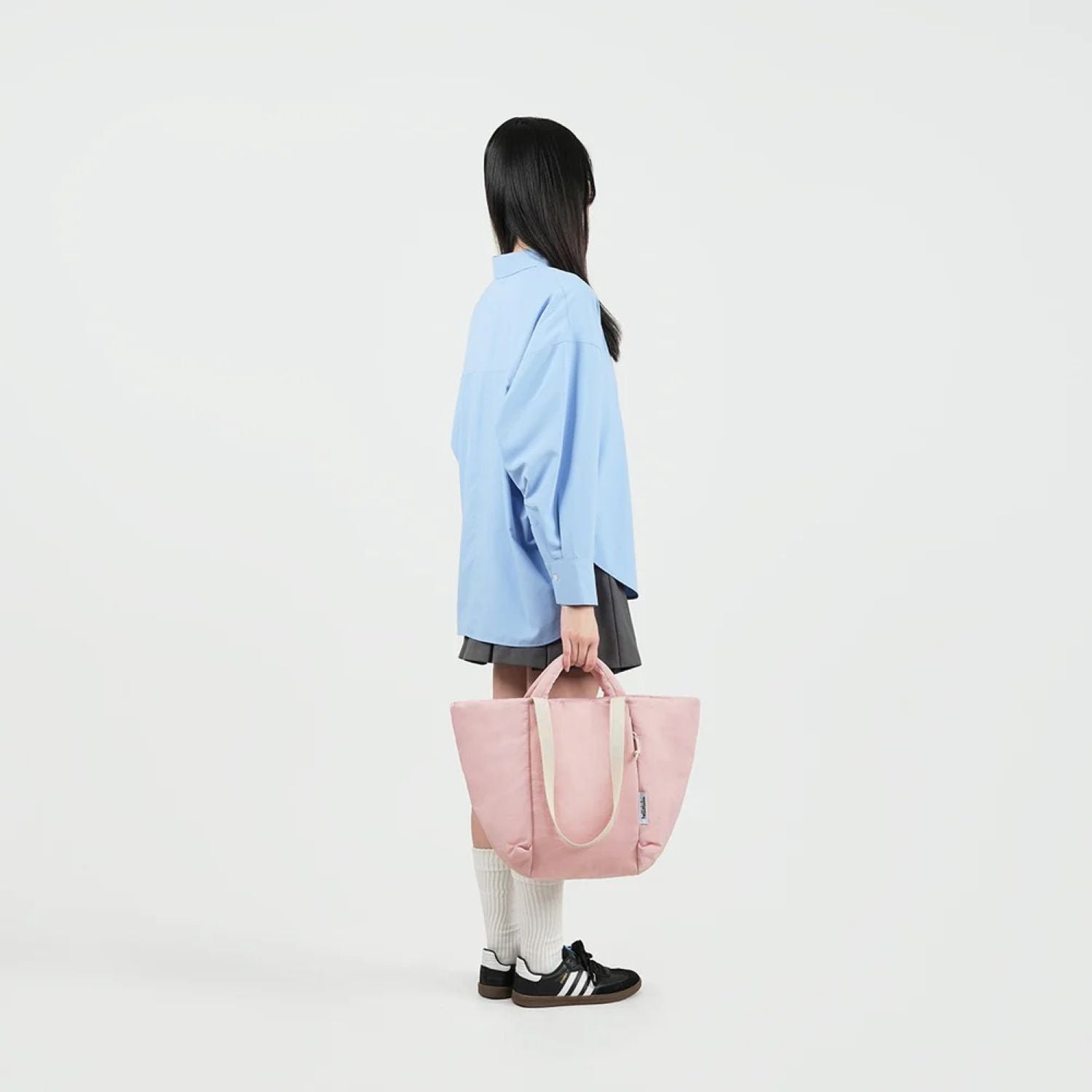 Hellolulu Kylie Convertible 2-Way Tote L (Pale Pink)