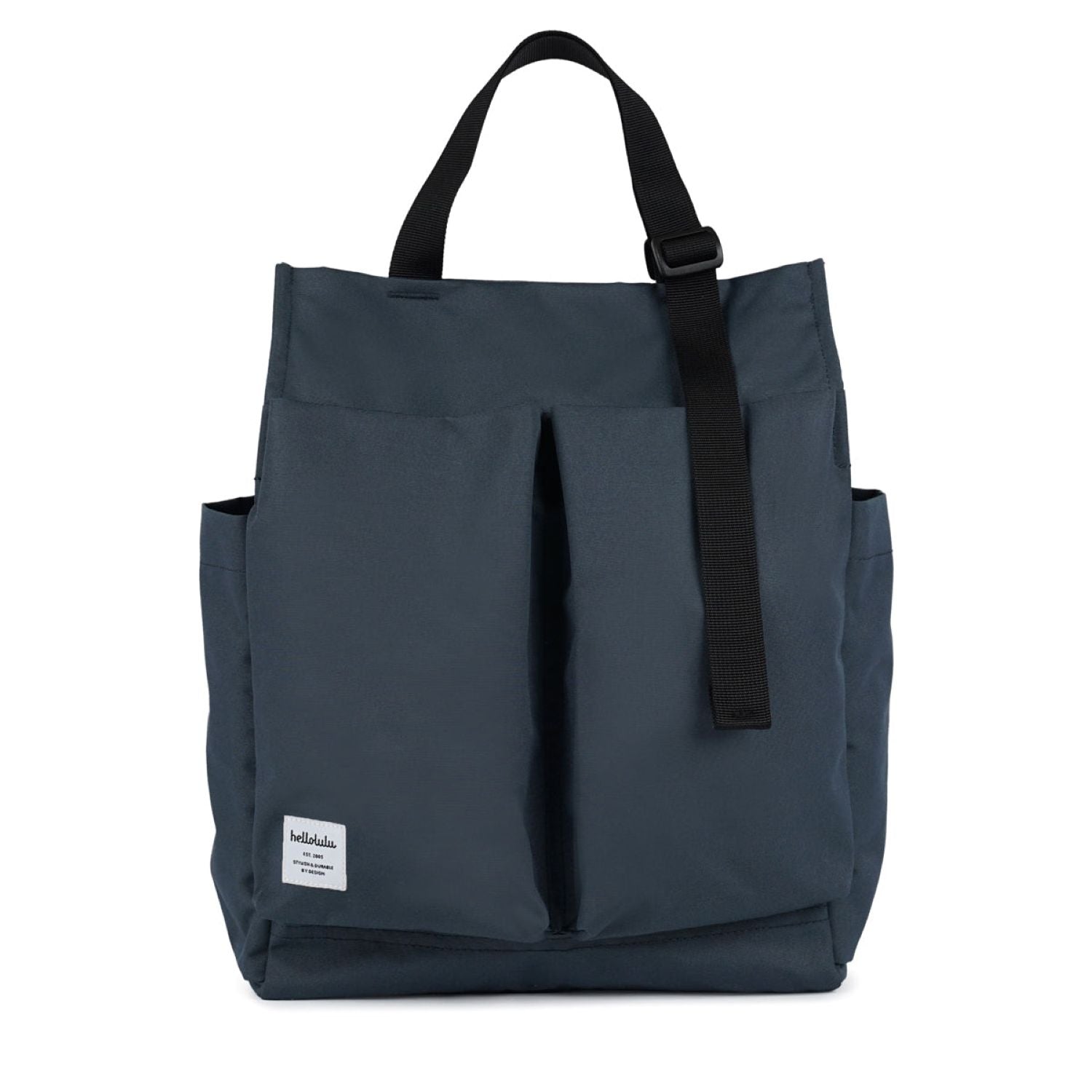 Hellolulu Luke 3 Way Vertical Tote Recycled (Dark Sapphire)