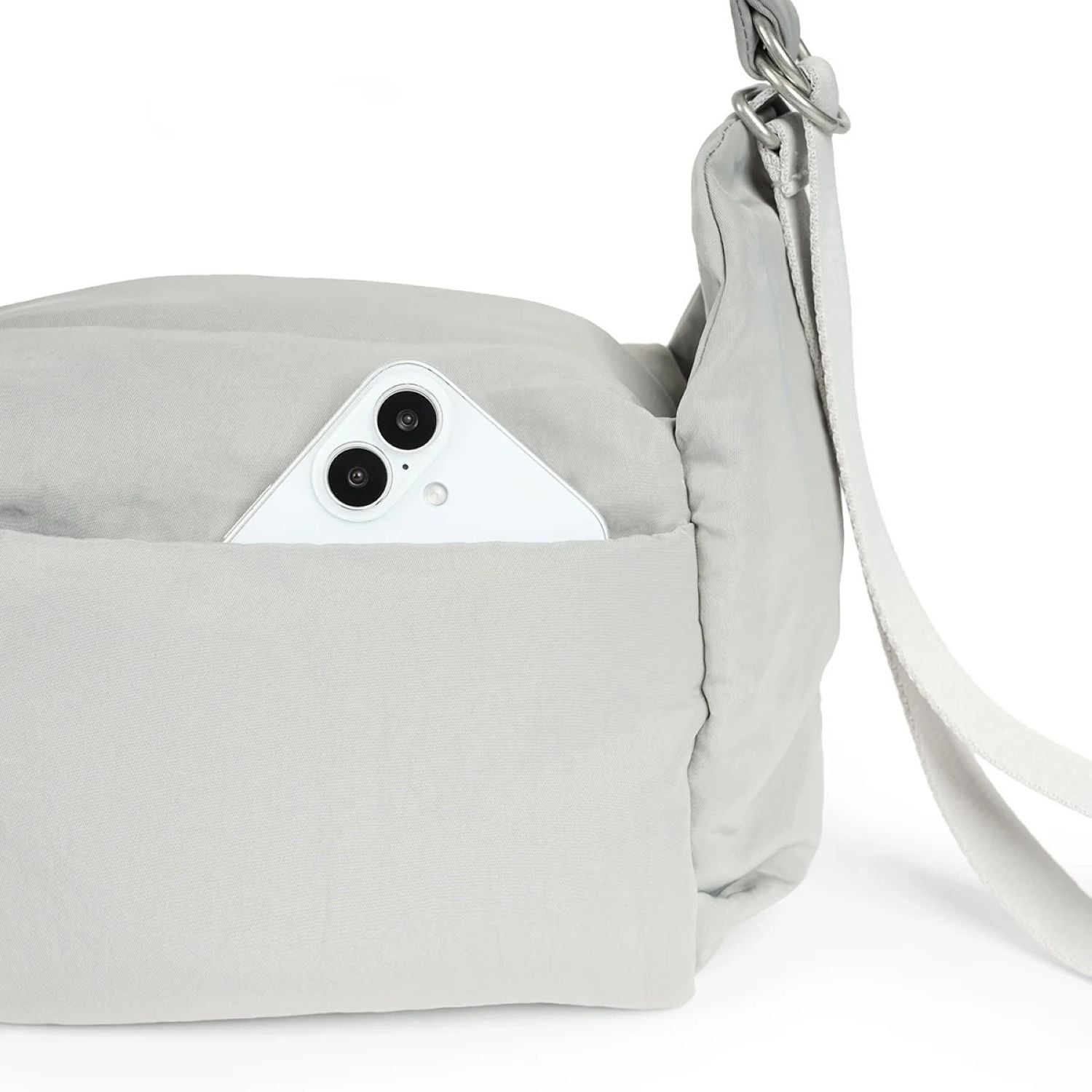 Hellolulu Milo All Day Shoulder Bag S (Neutral Gray)