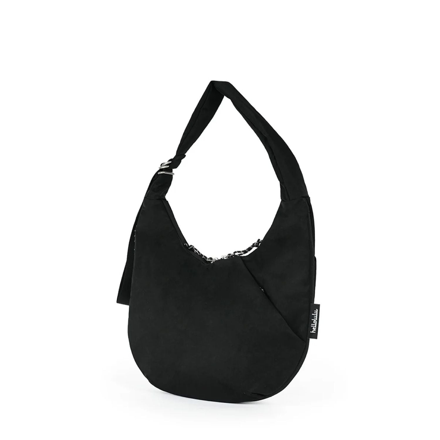 Hellolulu Zion Expandable Hobo Bag (Moss Black)