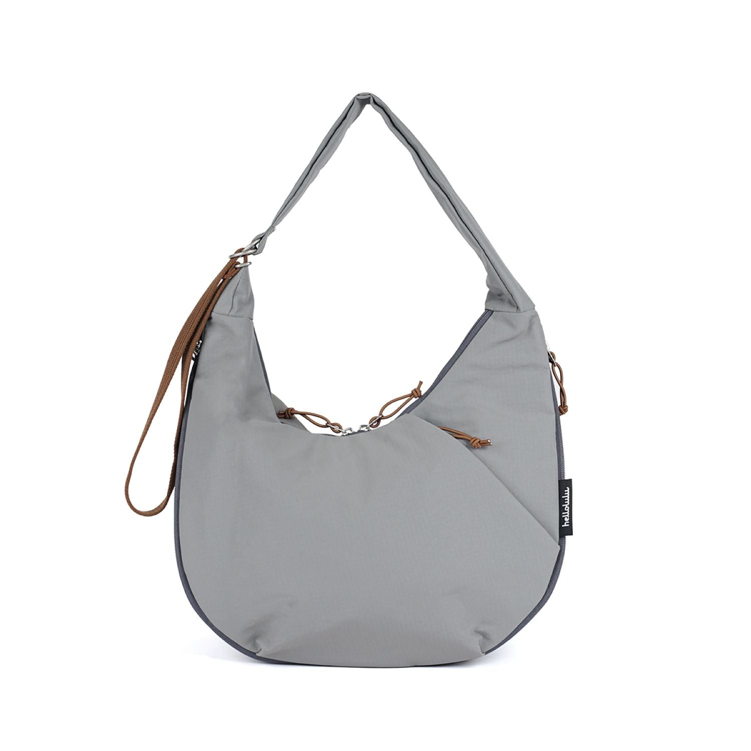 Hellolulu Zion Expandable Hobo Bag (Pearl Gray)