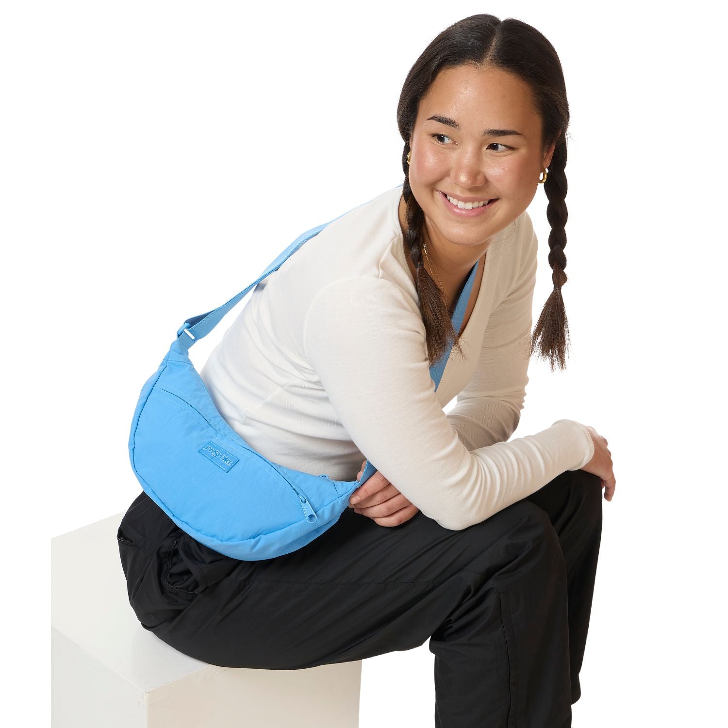 Jansport Unphased Crossbody Small Soft Nylon - Azul Blue