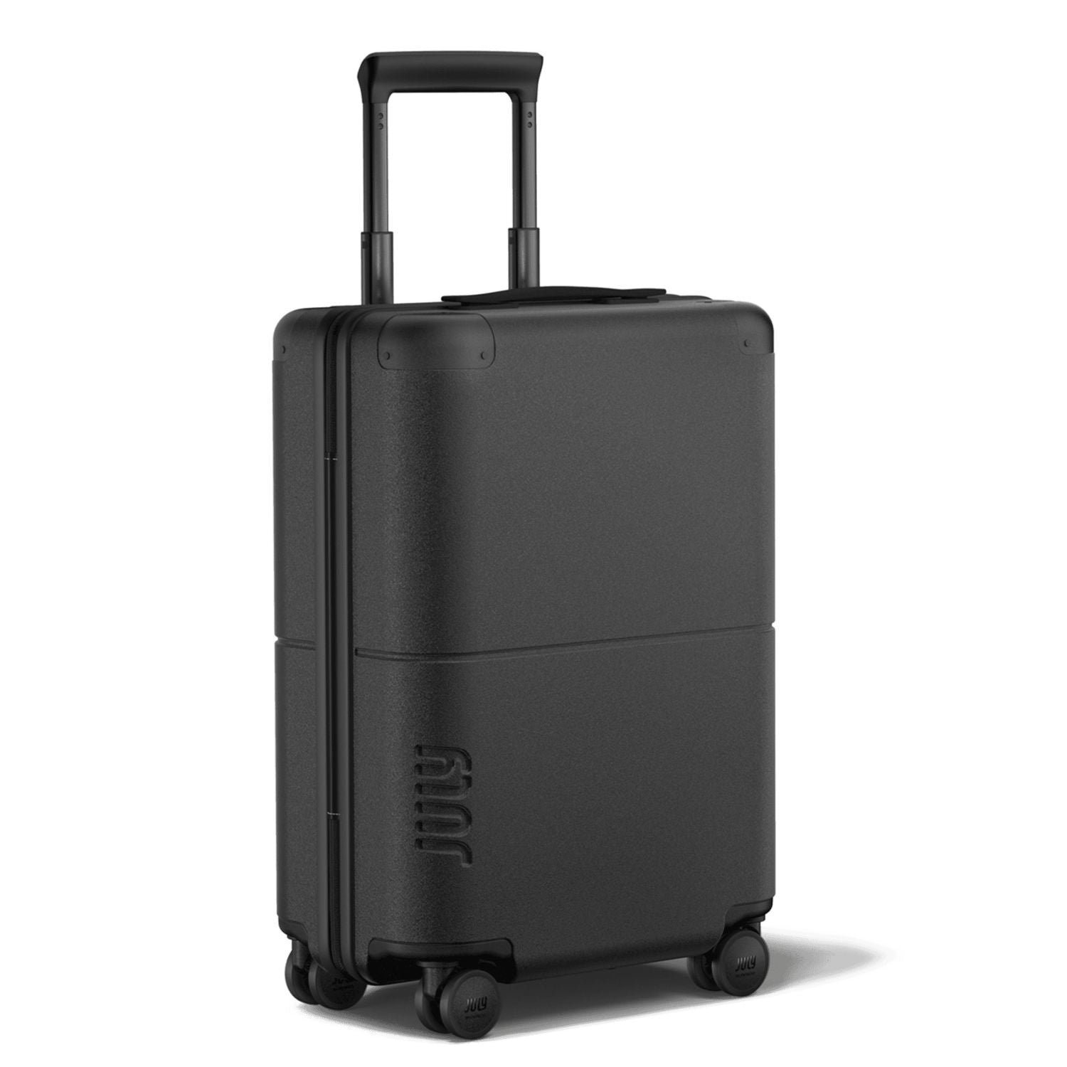 July Carry On Original Polycarbonate 21" Luggage With Casesafe Tracking & Power Bank & Usb/Usb-C Cable - Charcoal