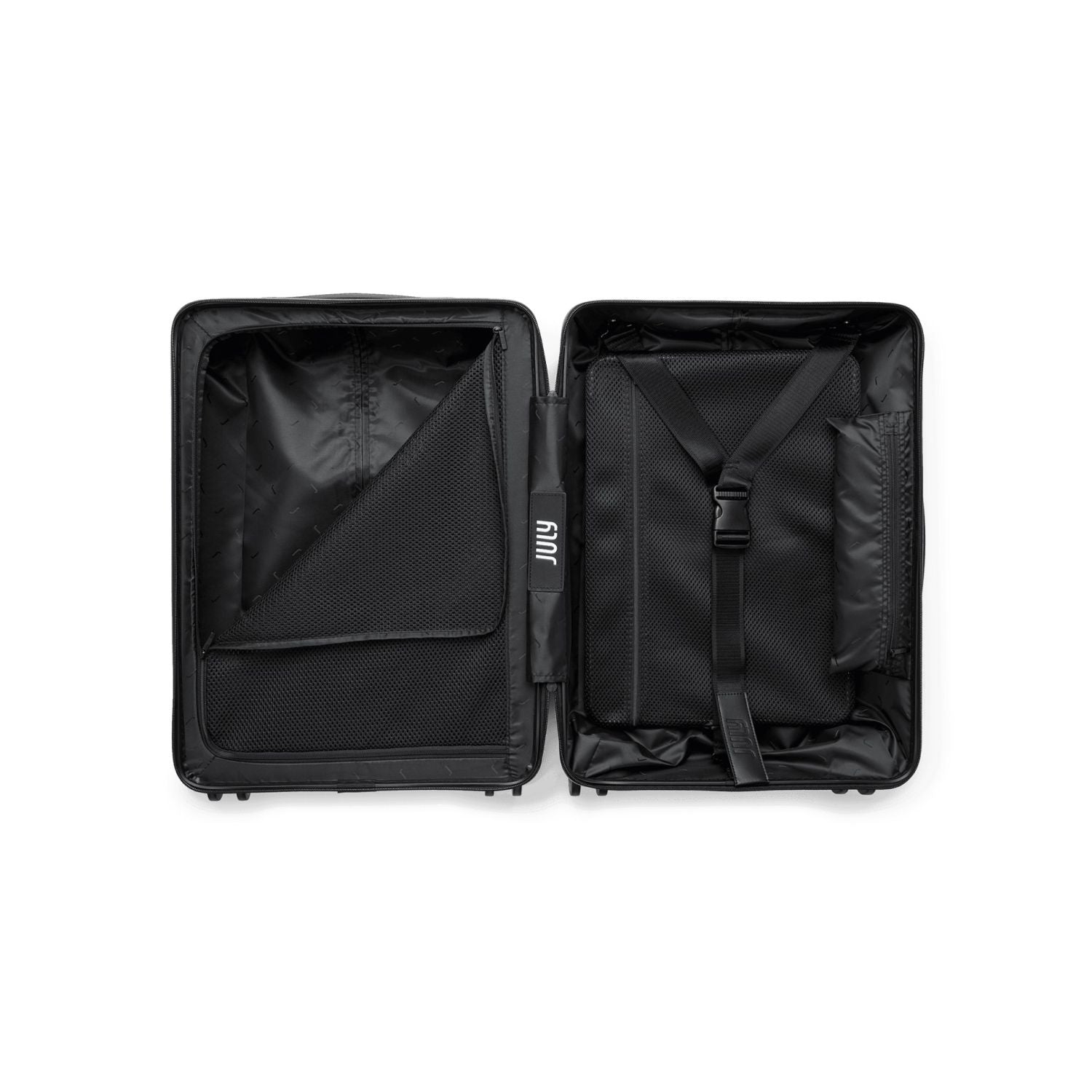 July Carry On Original Polycarbonate 21" Luggage With Casesafe Tracking & Power Bank & Usb/Usb-C Cable - Charcoal