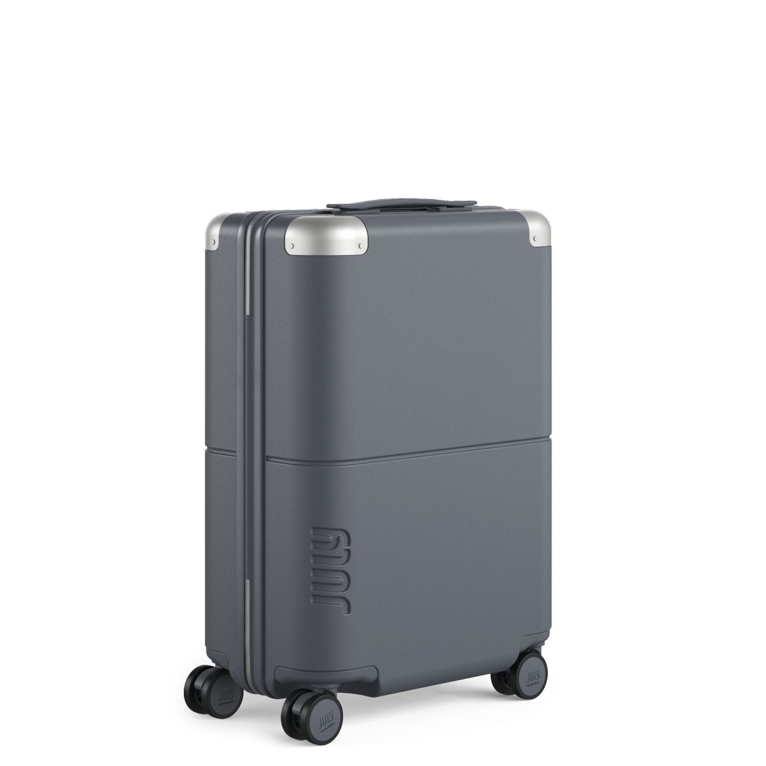 July Carry On Original Polycarbonate 21" Luggage With Power Bank & USB/USB-C Cable - Steel Blue