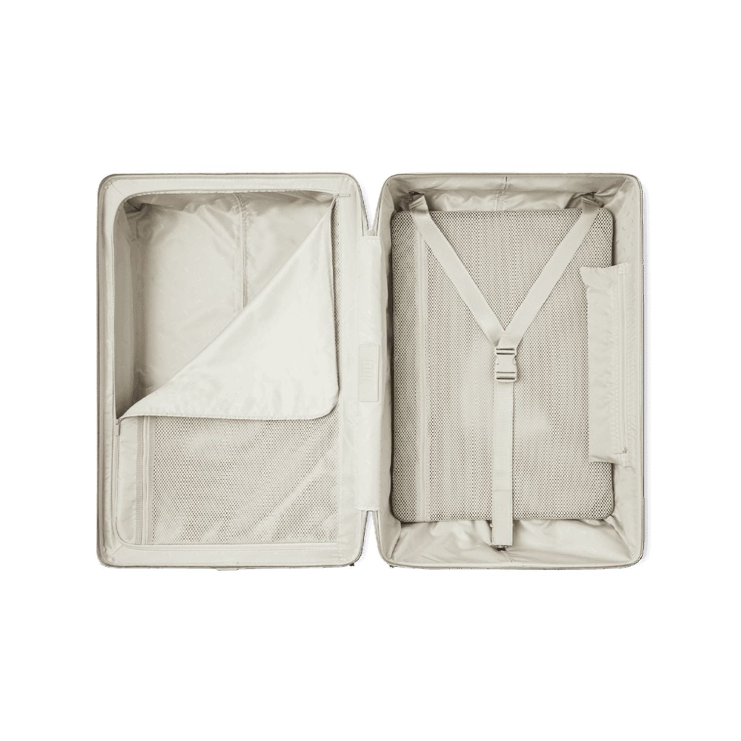 July Checked Plus Polycarbonate 30" Luggage - Bone