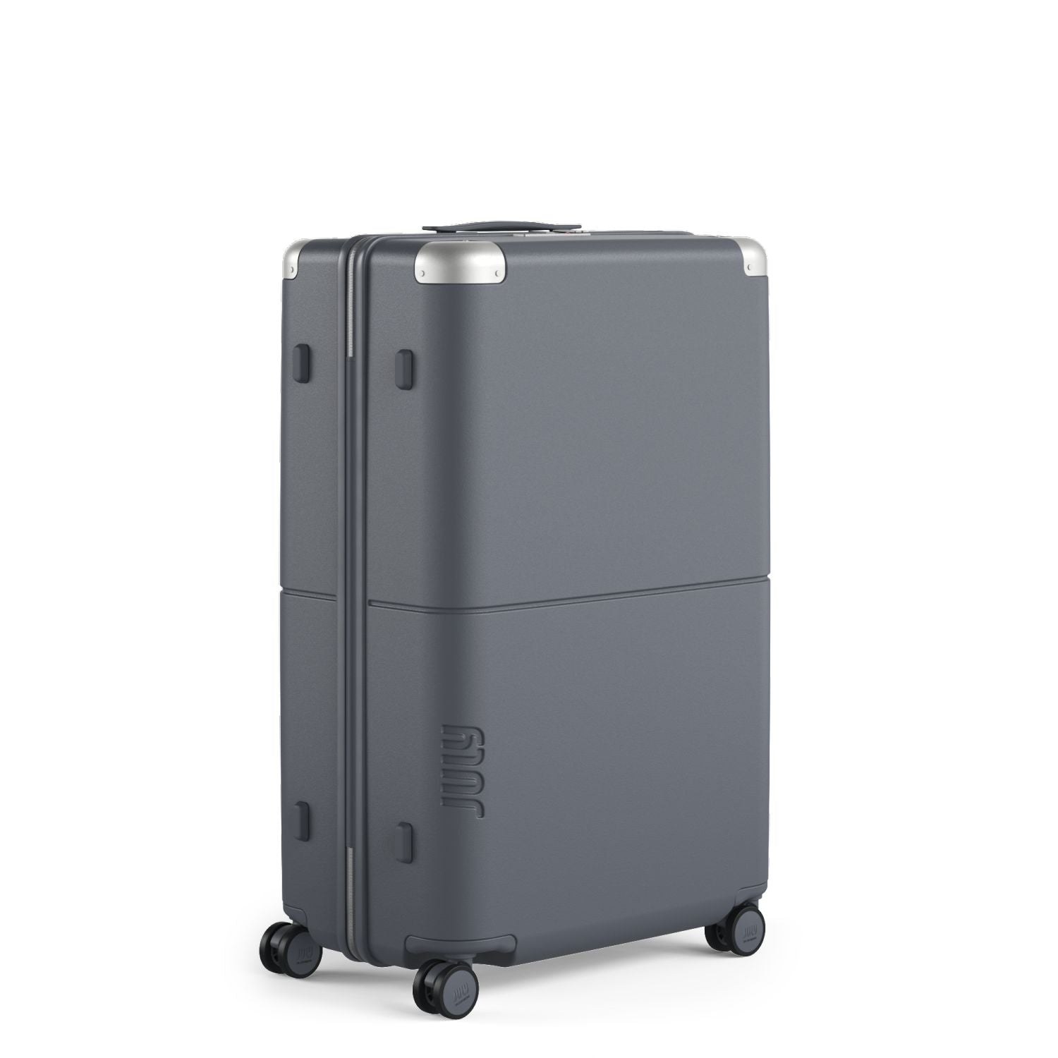 July Checked Plus Polycarbonate 30" Luggage - Steel Blue