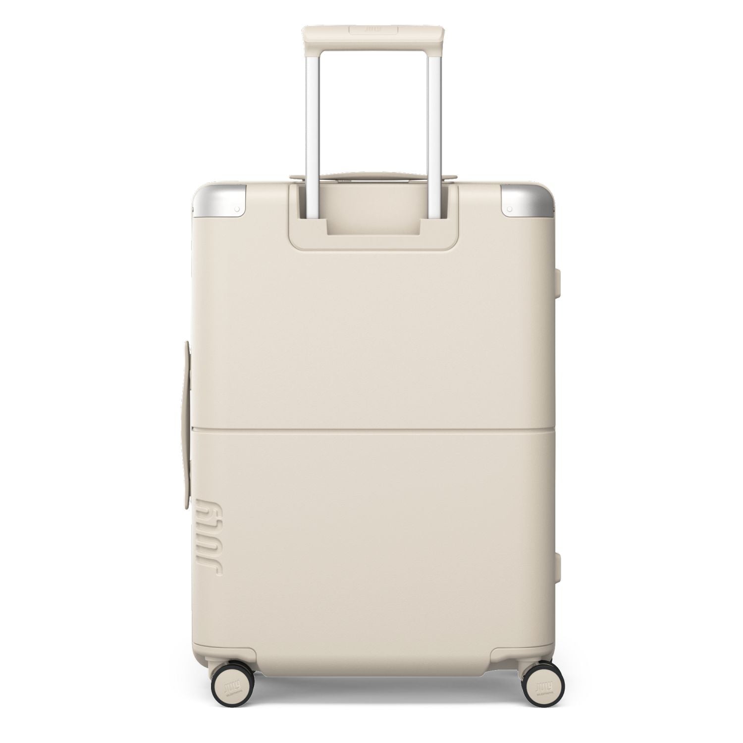 July Checked Polycarbonate 26" Luggage - Bone