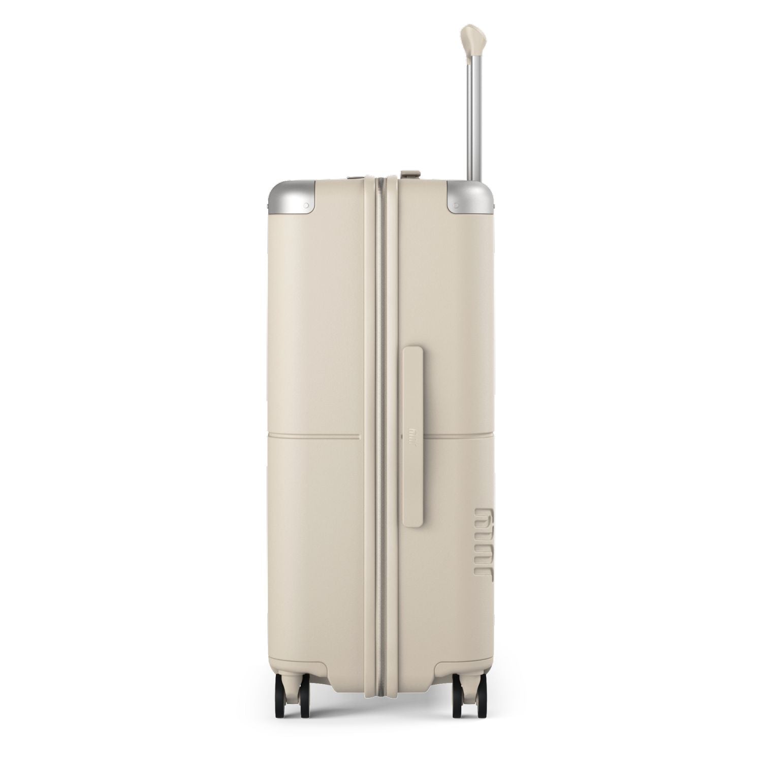 July Checked Polycarbonate 26" Luggage - Bone