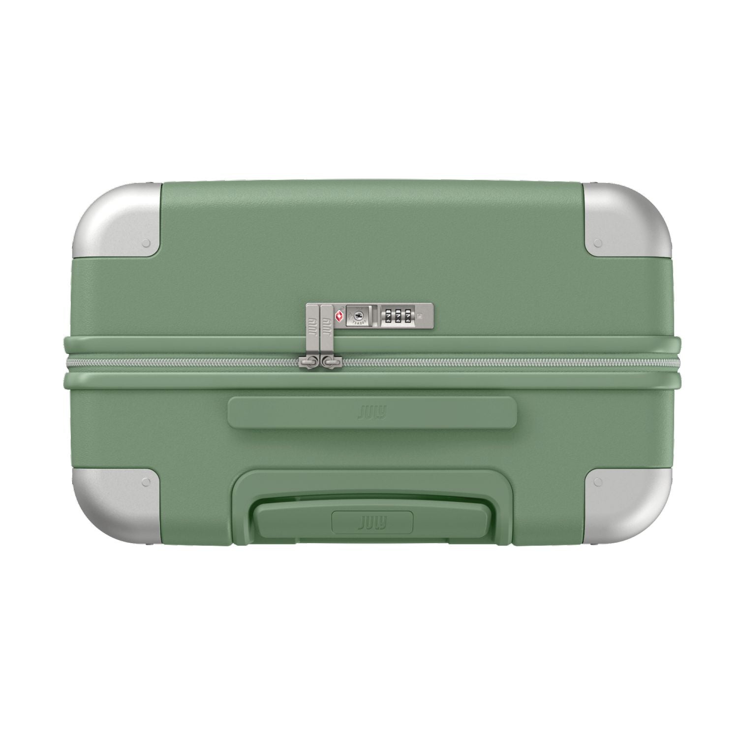 July Checked Polycarbonate 26" Luggage - Sage