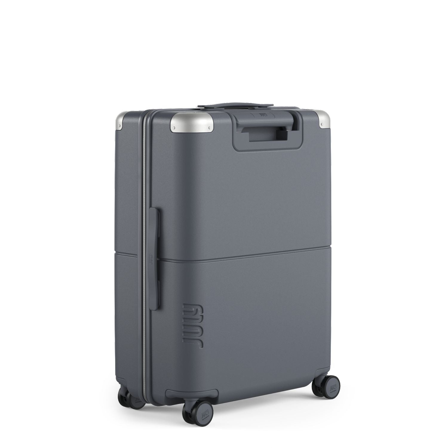 July Checked Polycarbonate 26" Luggage - Steel Blue