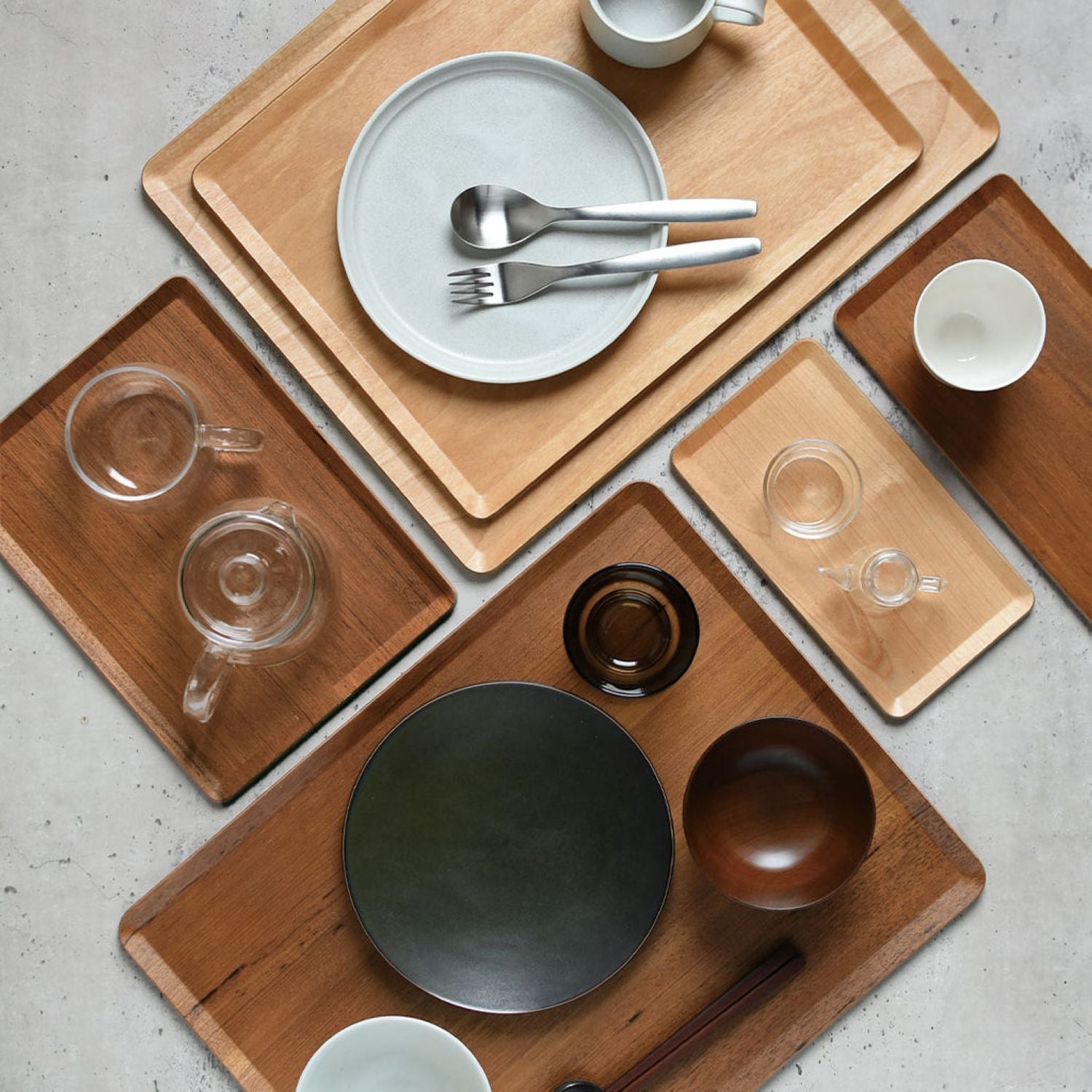 Kinto Place Mat 220X120MM - Teak