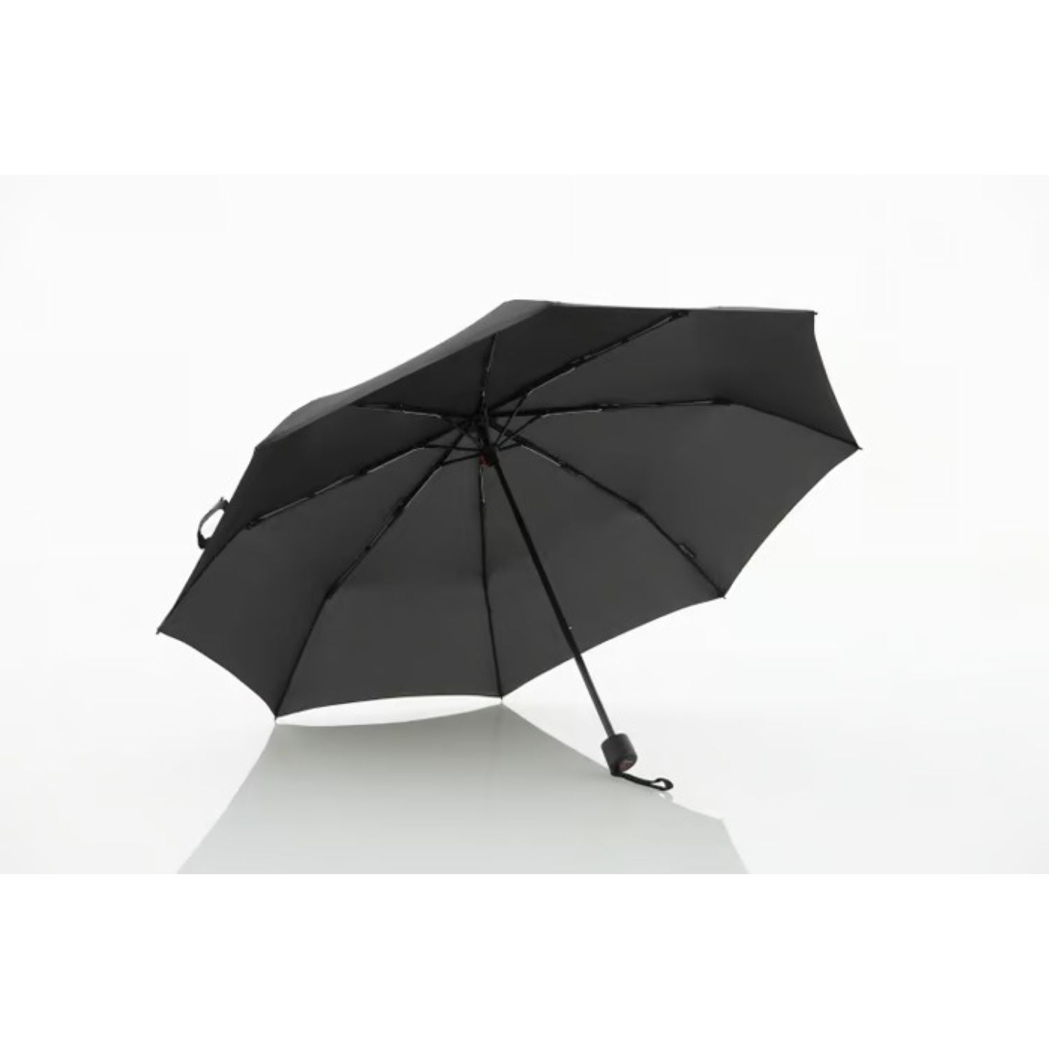 Knirps A.050 Medium Manual (UV Protection) - Black / Black Inner Coating